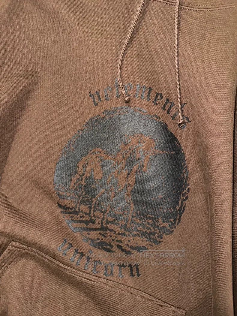 Vetements Vetements Unicorn Brown Hoodie Size US XS / EU 42 / 0 - 3 Thumbnail