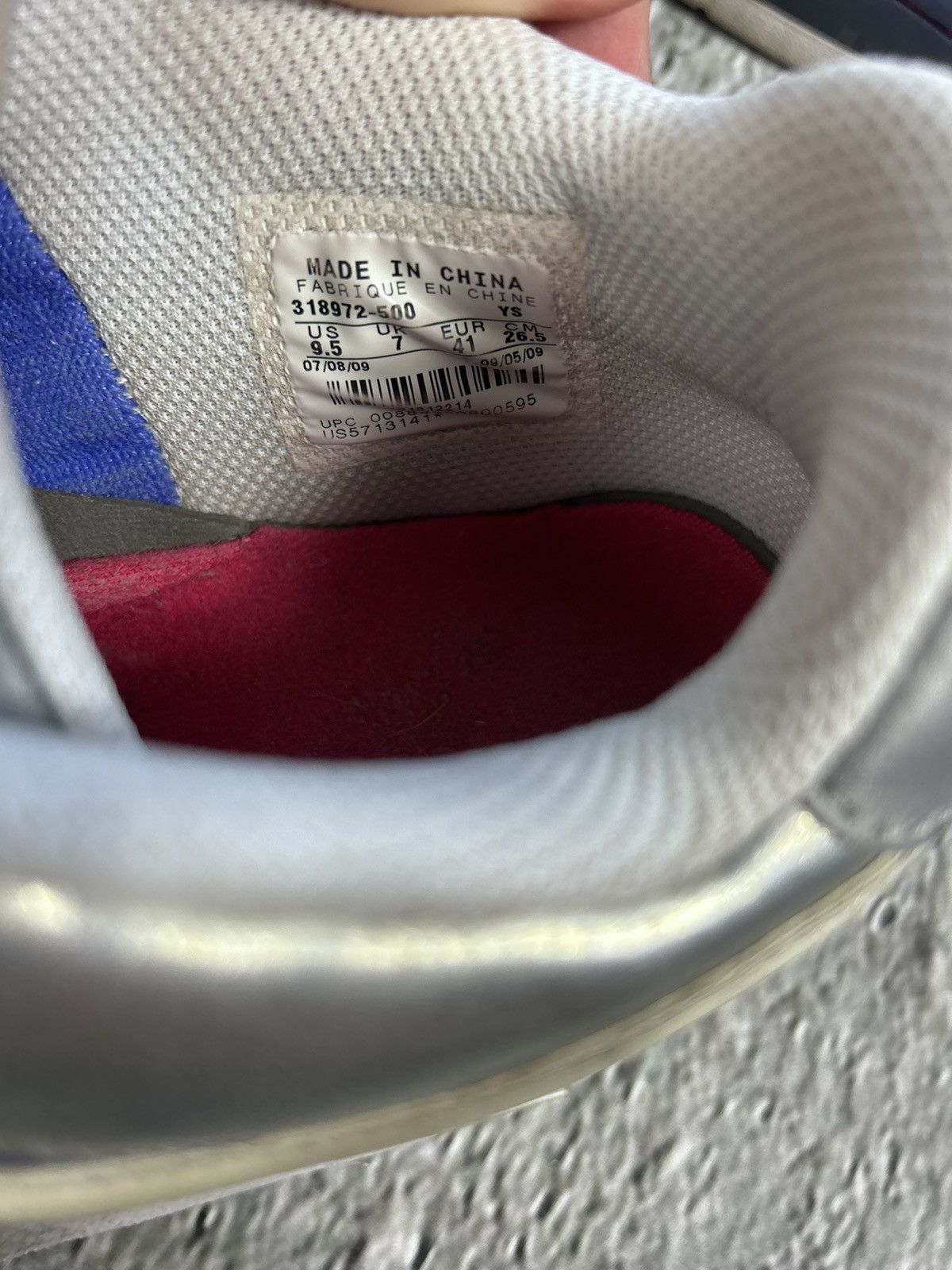 Nike × Vintage Vintage Nike Air Force 1 Low Sneakers Metallic Purple Dunk Size US 9.5 / IT 39.5 - 7 Thumbnail