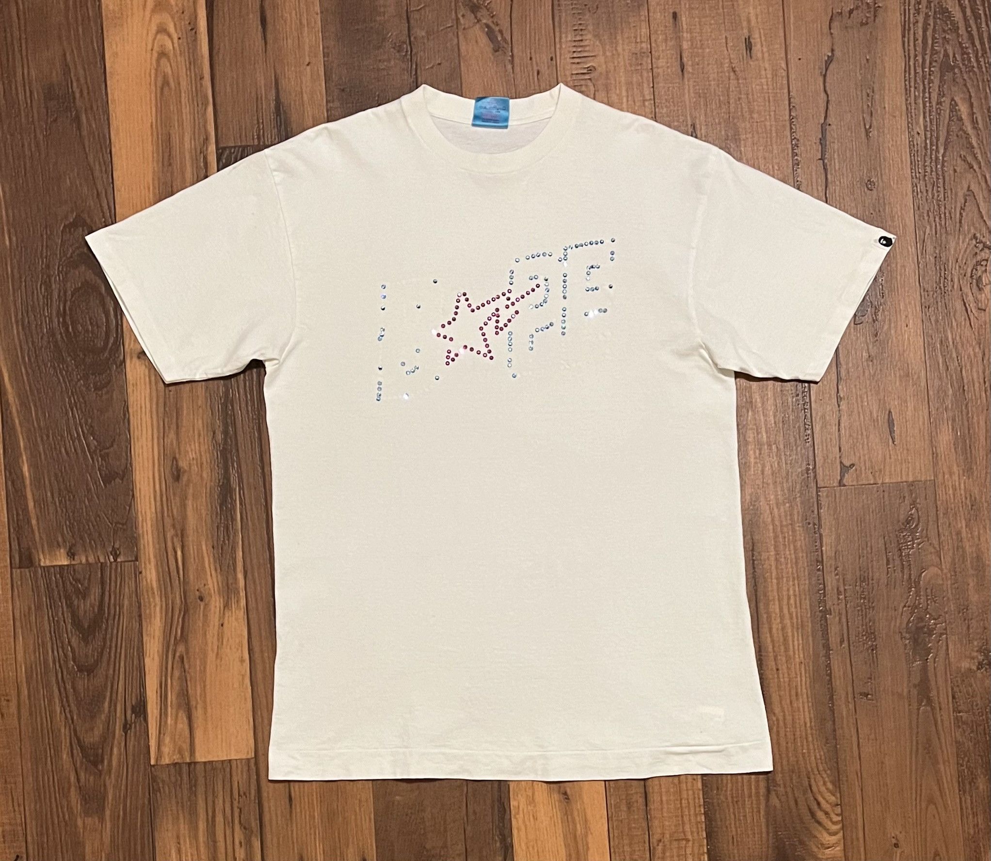 Bape Bape Swarovski tee shirt Size US L / EU 52-54 / 3 - 1 Thumbnail