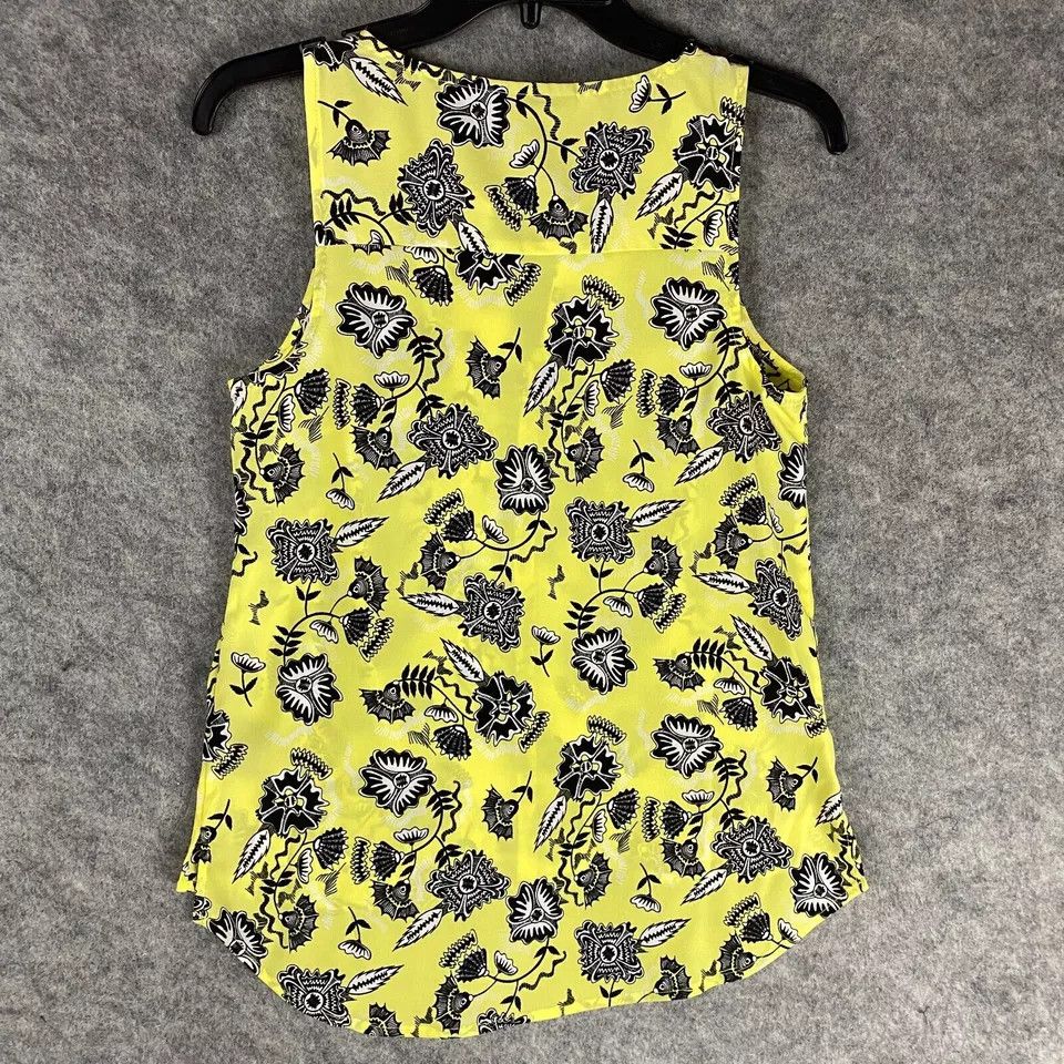 Other Attention Blouse XS Women's Sleeveless Floral Yellow Size XS / US 0-2 / IT 36-38 - 6 Thumbnail