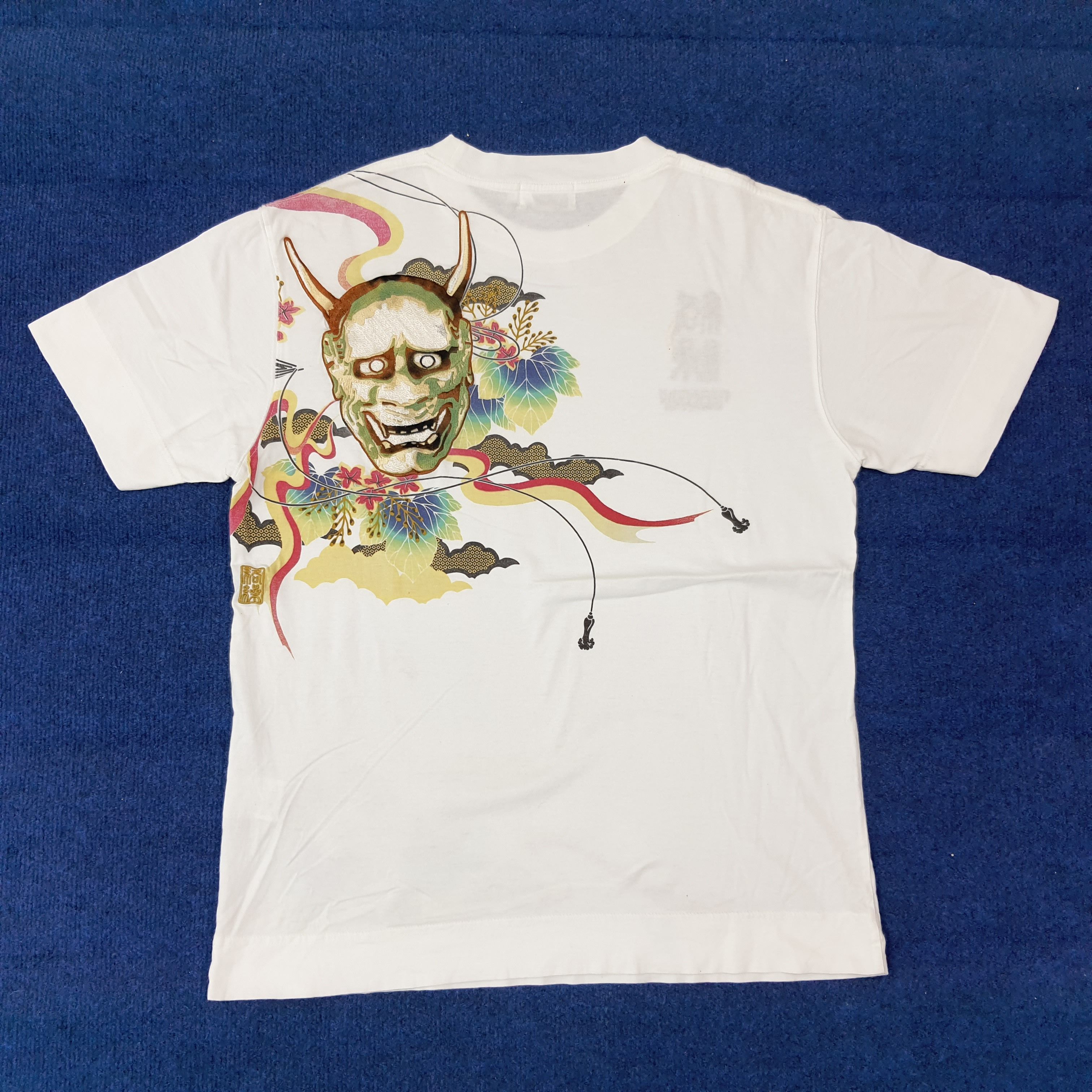 Karakuri Tamashii Vintage Kara Kuri Generation Embroidery Tshirt C259N78 Size US L / EU 52-54 / 3 - 1 Thumbnail