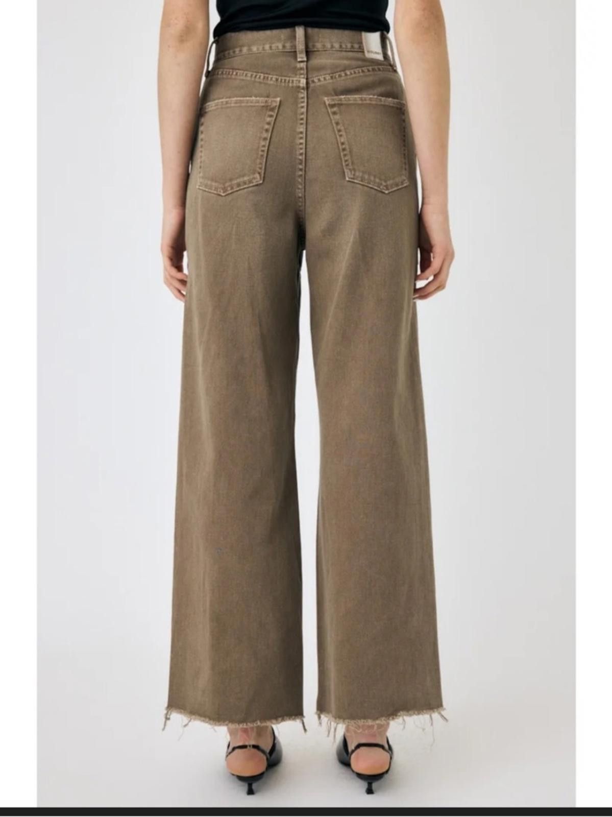 MOUSSY Moussy / Split Wide Loose Straight Jeans / Brown Size 25" / US 0 / IT 36 - 4 Thumbnail