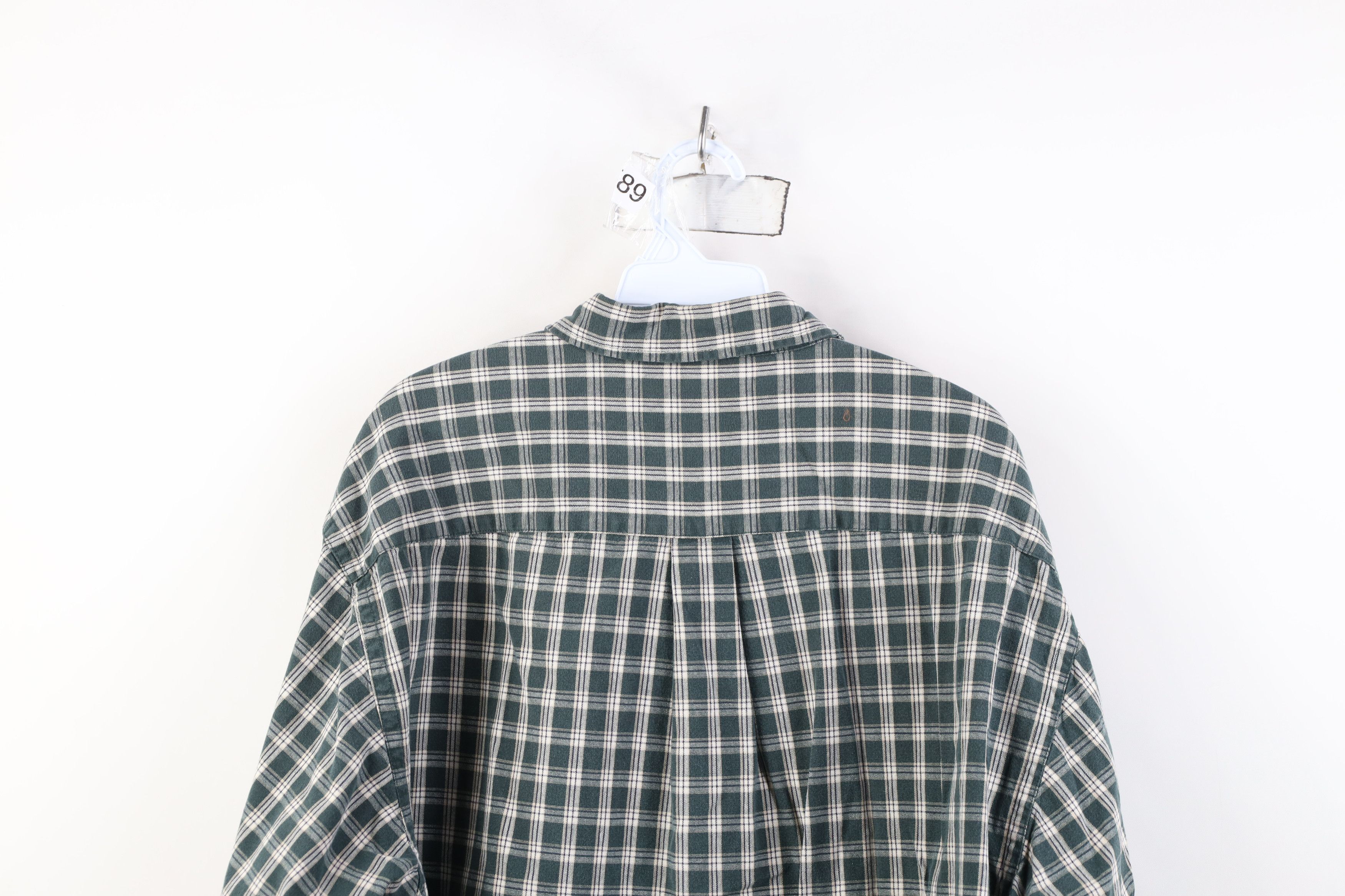 Eddie Bauer Vtg 90s Y2K Eddie Bauer Heavy Canvas Button Down Shirt Plaid Size US L / EU 52-54 / 3 - 9 Thumbnail