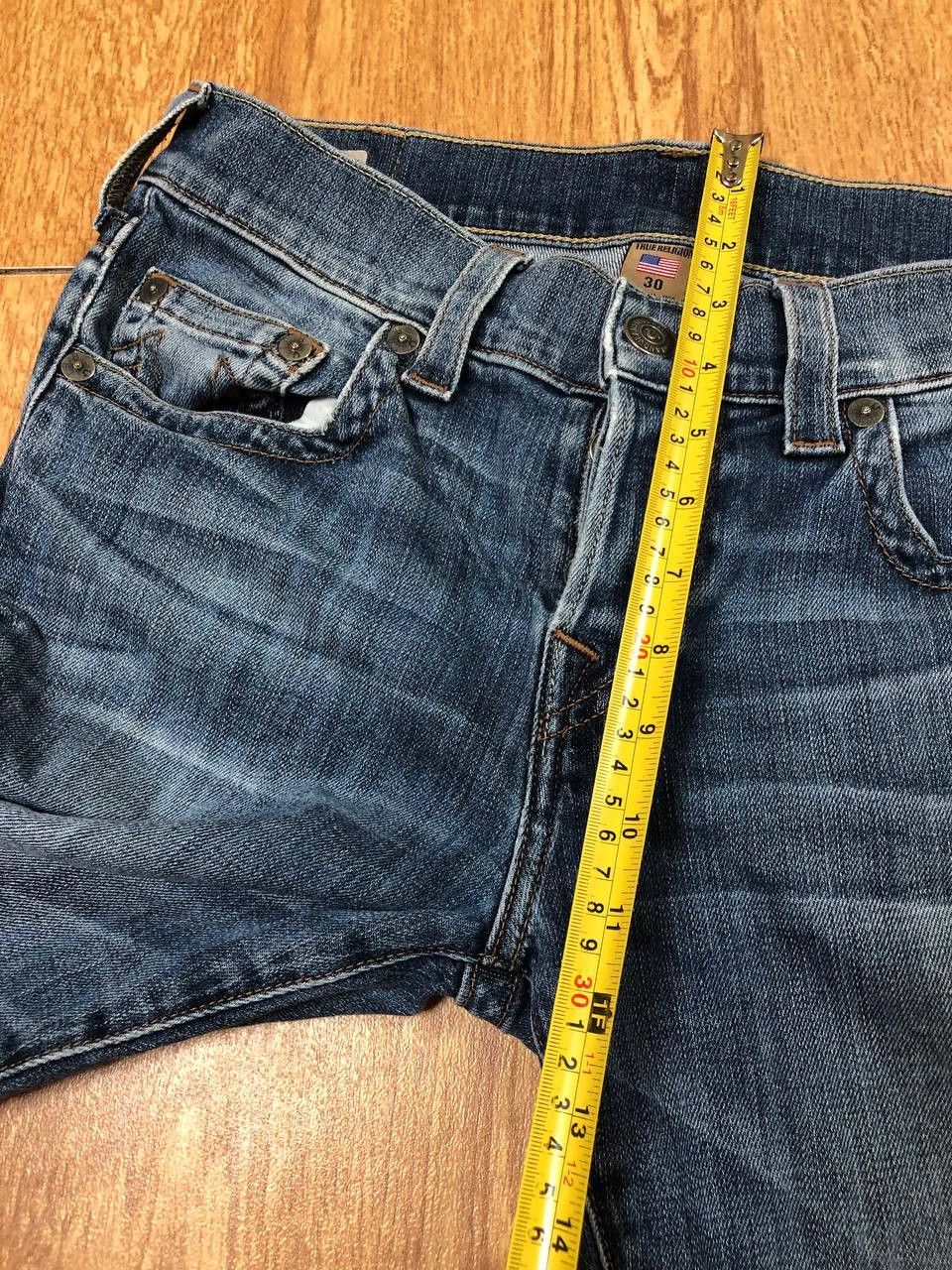 Japanese Brand × True Religion Crazy Crash Dirty Baggy Faded Jean Japan Avant Garde Style Size US 30 / EU 46 - 11 Thumbnail