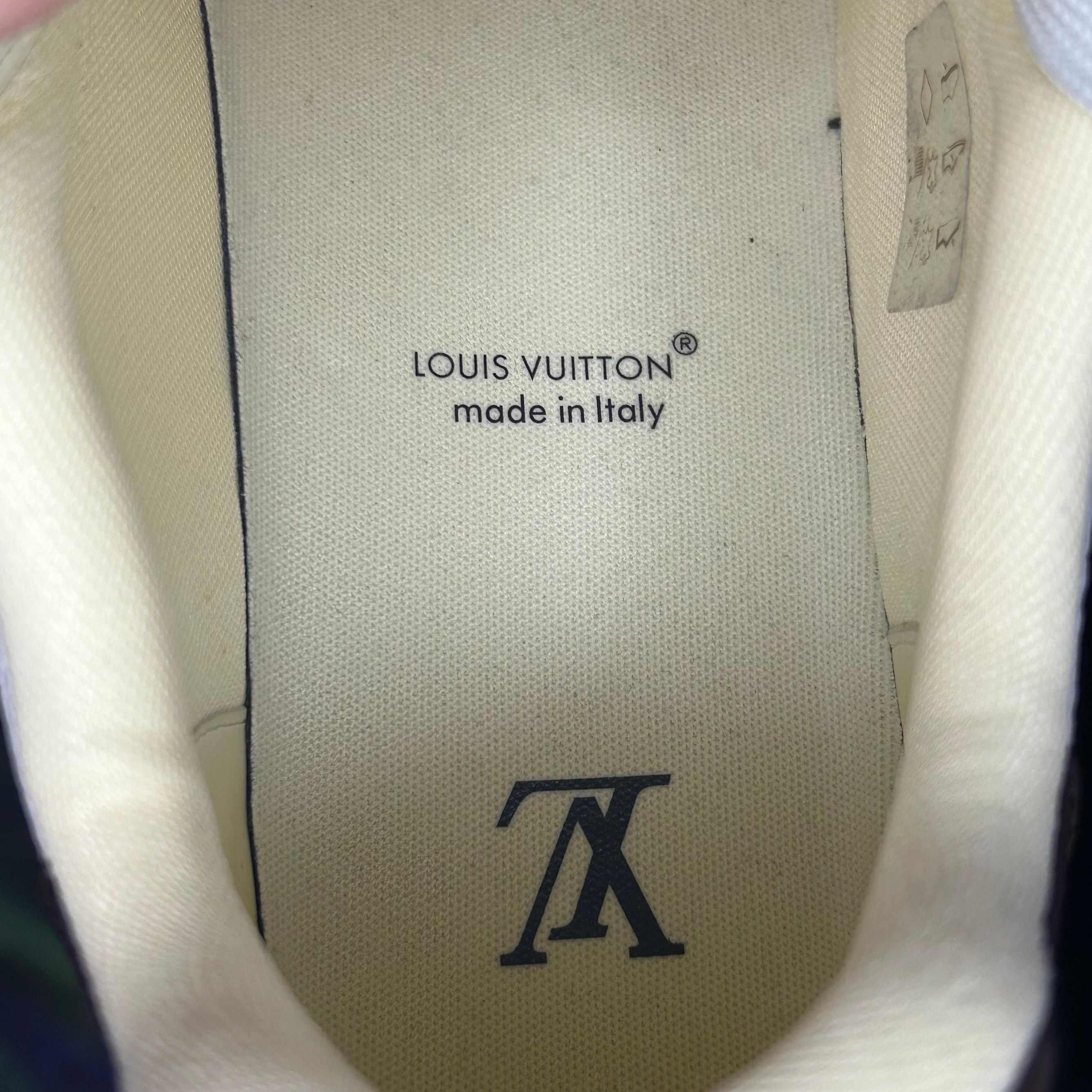 Louis Vuitton Louis Vuitton LV Trainer White Mocha Size 12-13 Size US 12.5 / EU 45-46 - 8 Thumbnail