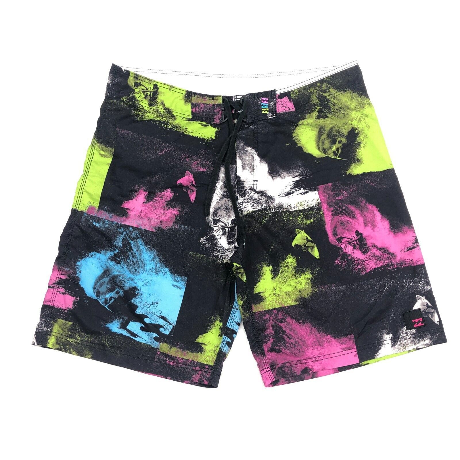 Billabong Billabong Pop Art Surfing Swim Trunks Shorts Size 38 Mens B3 Size US 38 / EU 54 - 1 Thumbnail