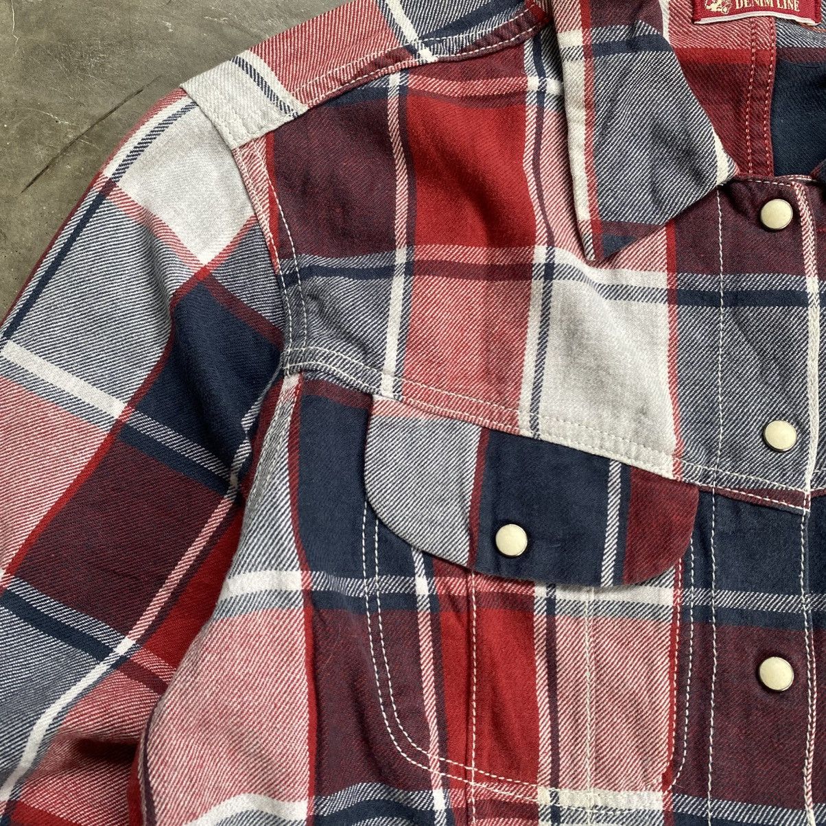 45rpm 90s 45rpm Studio Plaid Flannel Snap Button Ups Shirts Size US M / EU 48-50 / 2 - 6 Thumbnail