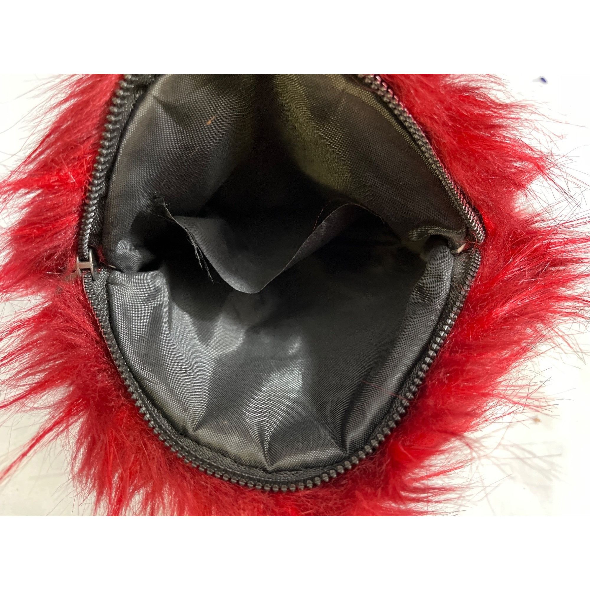 Other Unique Women's Red Fuzzy Crossbody Purse SKU 6120 Size ONE SIZE - 4 Thumbnail
