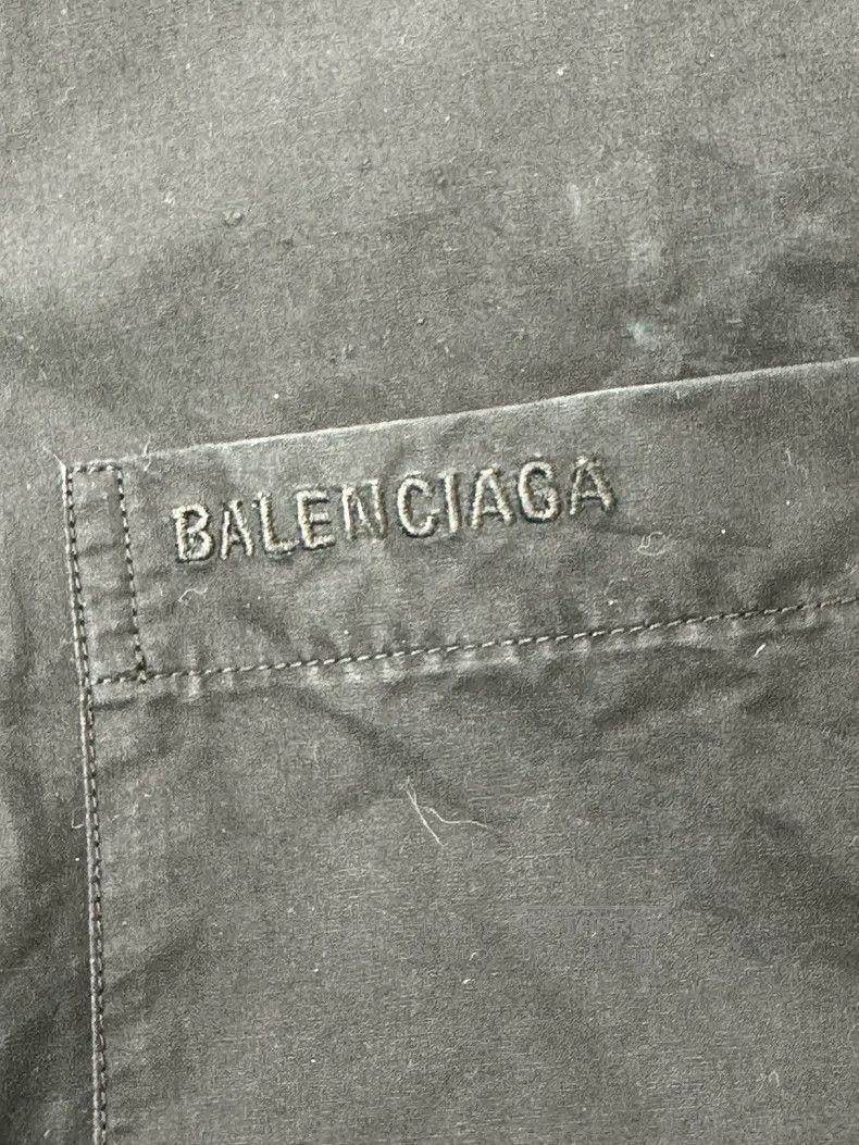 Balenciaga Balenciaga Black Tailored Long Sleeve Shirt Size XS / US 0-2 / IT 36-38 - 3 Thumbnail