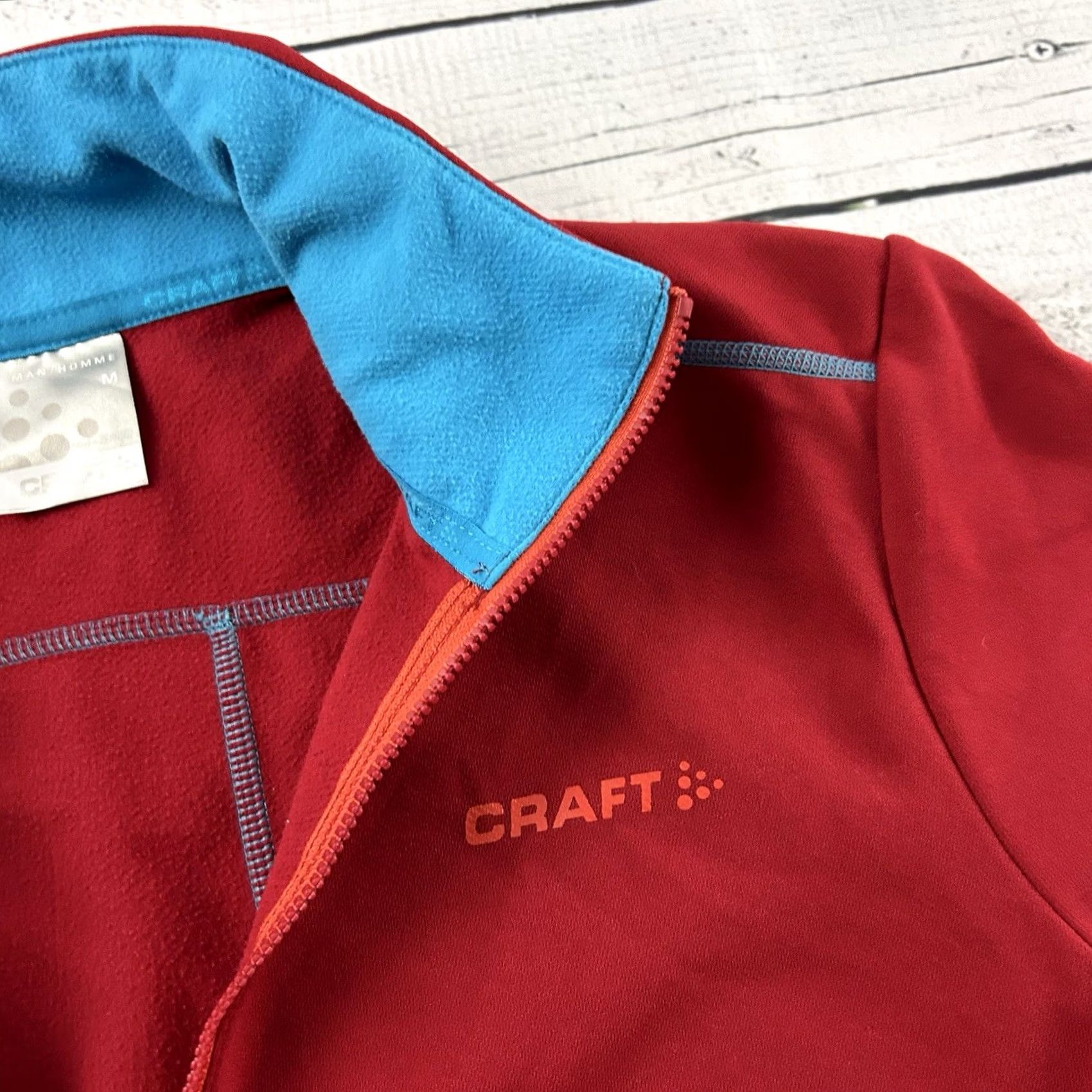 Vintage Craft Jacket 1/4 Zip Pullover Men's M Red Size US M / EU 48-50 / 2 - 3 Thumbnail