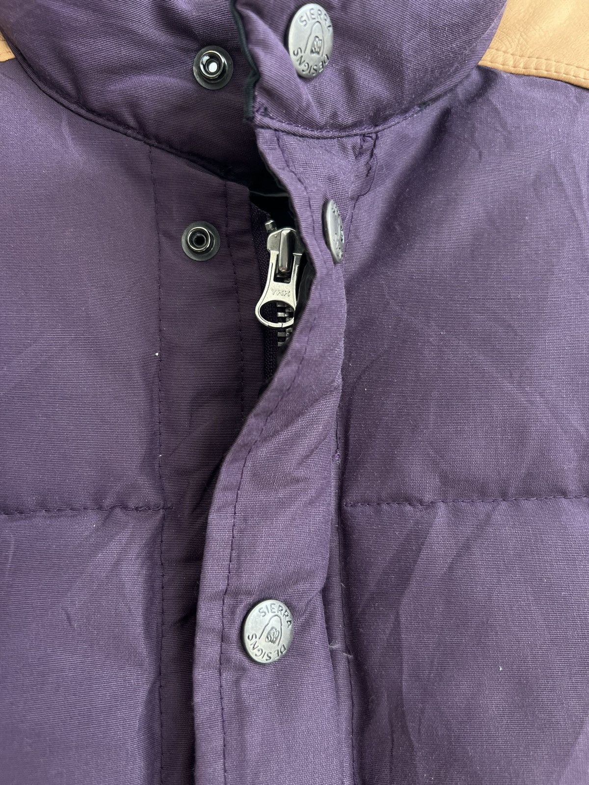 Brown's Beach Jacket RARE Anachronorm Sierra Design BBJ Style Leather Down Jacket Size US M / EU 48-50 / 2 - 5 Thumbnail