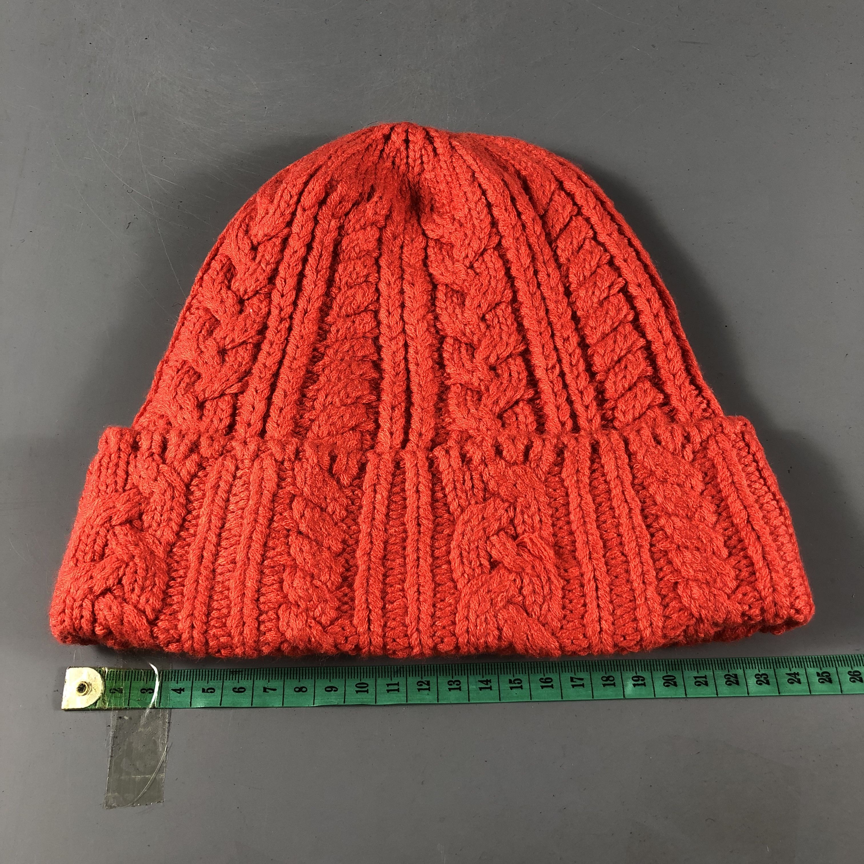 Japanese Brand Uniqlo Cable Knit Beanie Snowcap Snow Hat B546 Size ONE SIZE - 3 Thumbnail