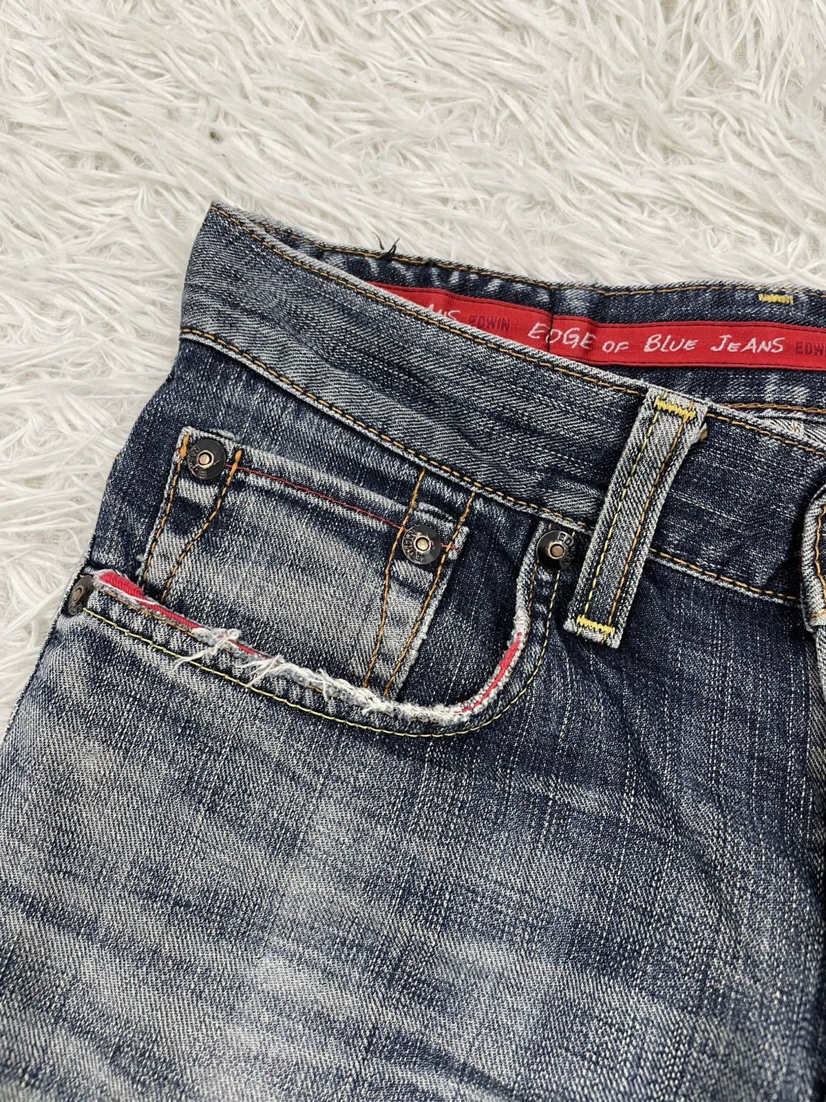 Edwin Edge of Blue Jeans Pant Edwin Red Patch Size US 30 / EU 46 - 5 Thumbnail