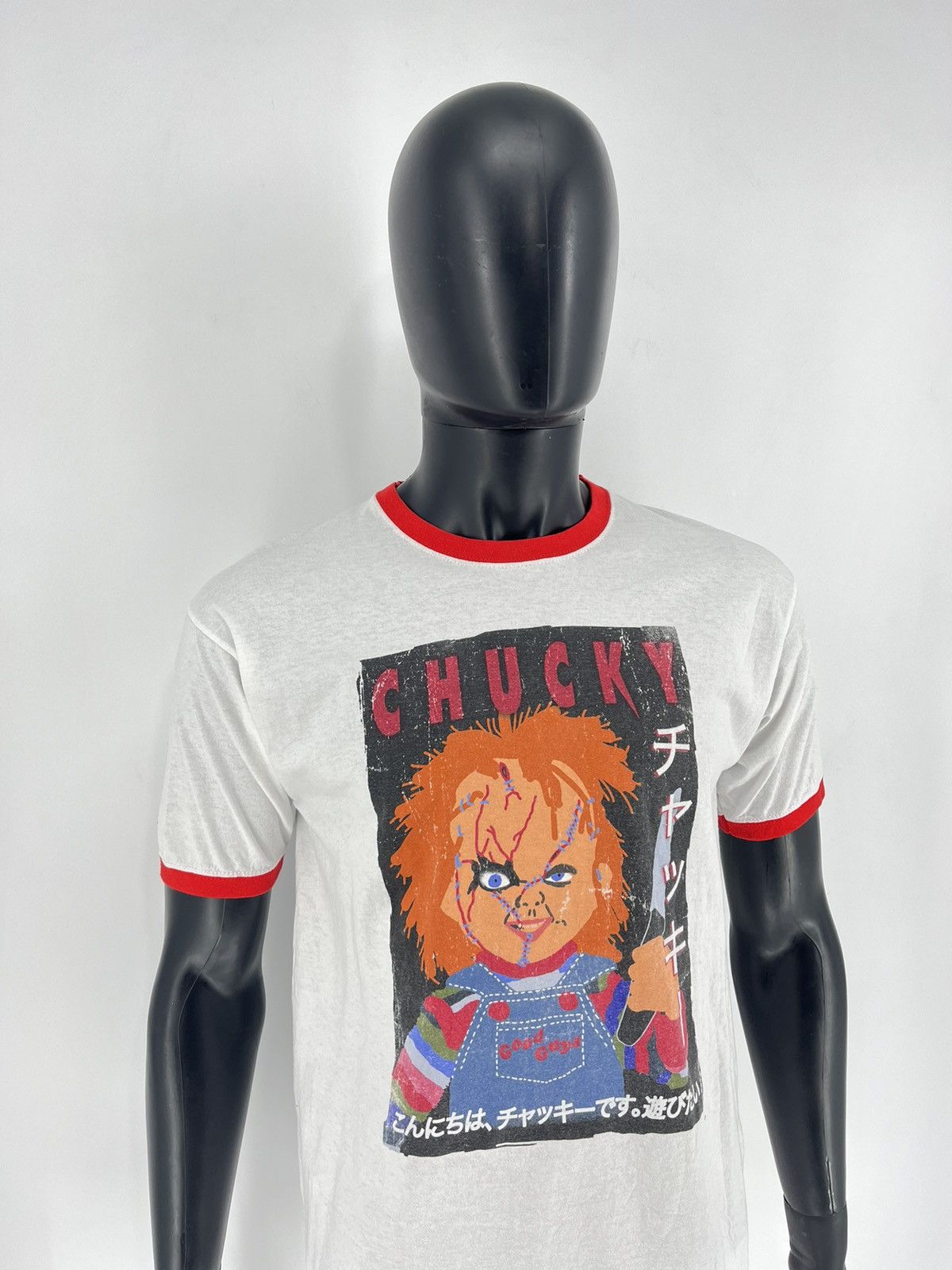Universal Studios Vintage 90s Mens Chucky White T-Shirts Great for Halloween Size US M / EU 48-50 / 2 - 3 Thumbnail