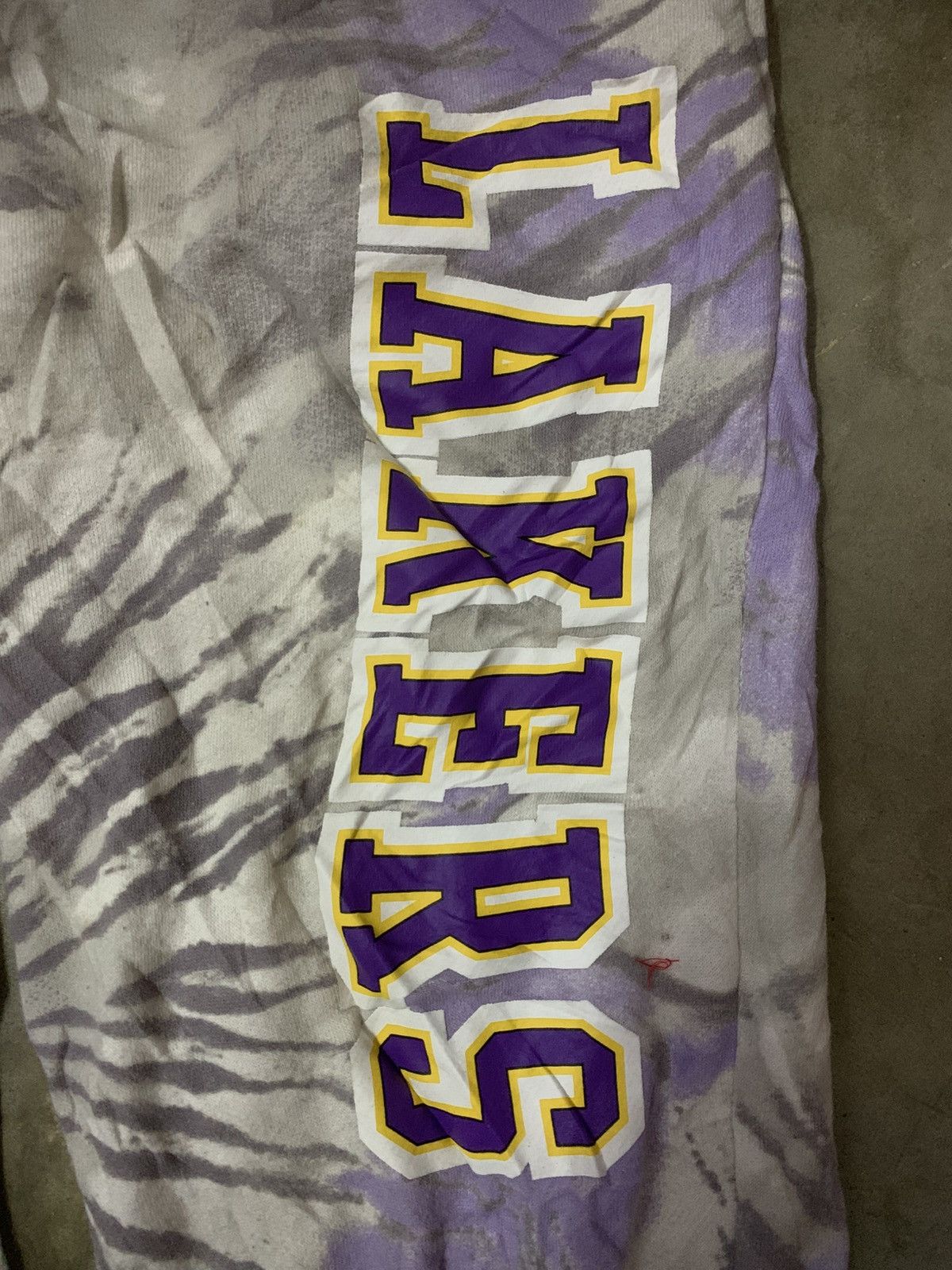 Art Comes First Lakers Tie Dye Jogger Pants Size US 30 / EU 46 - 3 Thumbnail