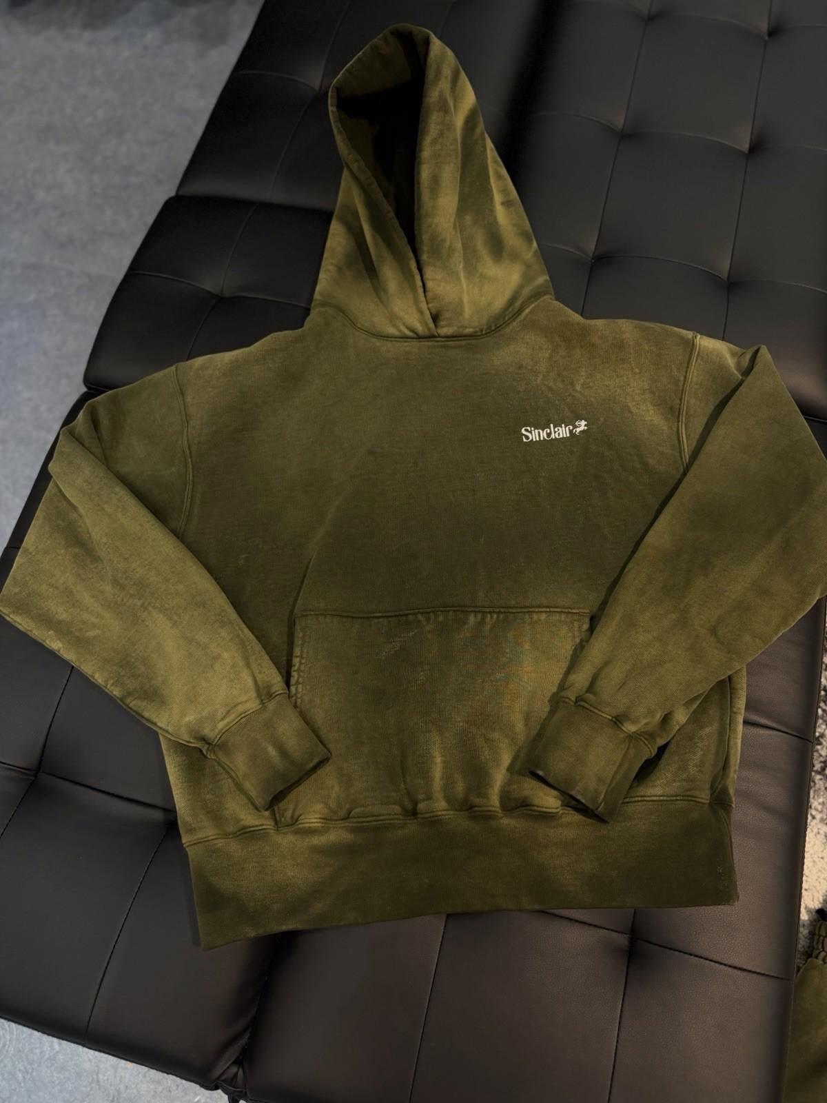 Sinclair Global Sinclair Mens Green Logo Long Sleeve Hooded Sweatshirt Large Size US L / EU 52-54 / 3 - 4 Thumbnail
