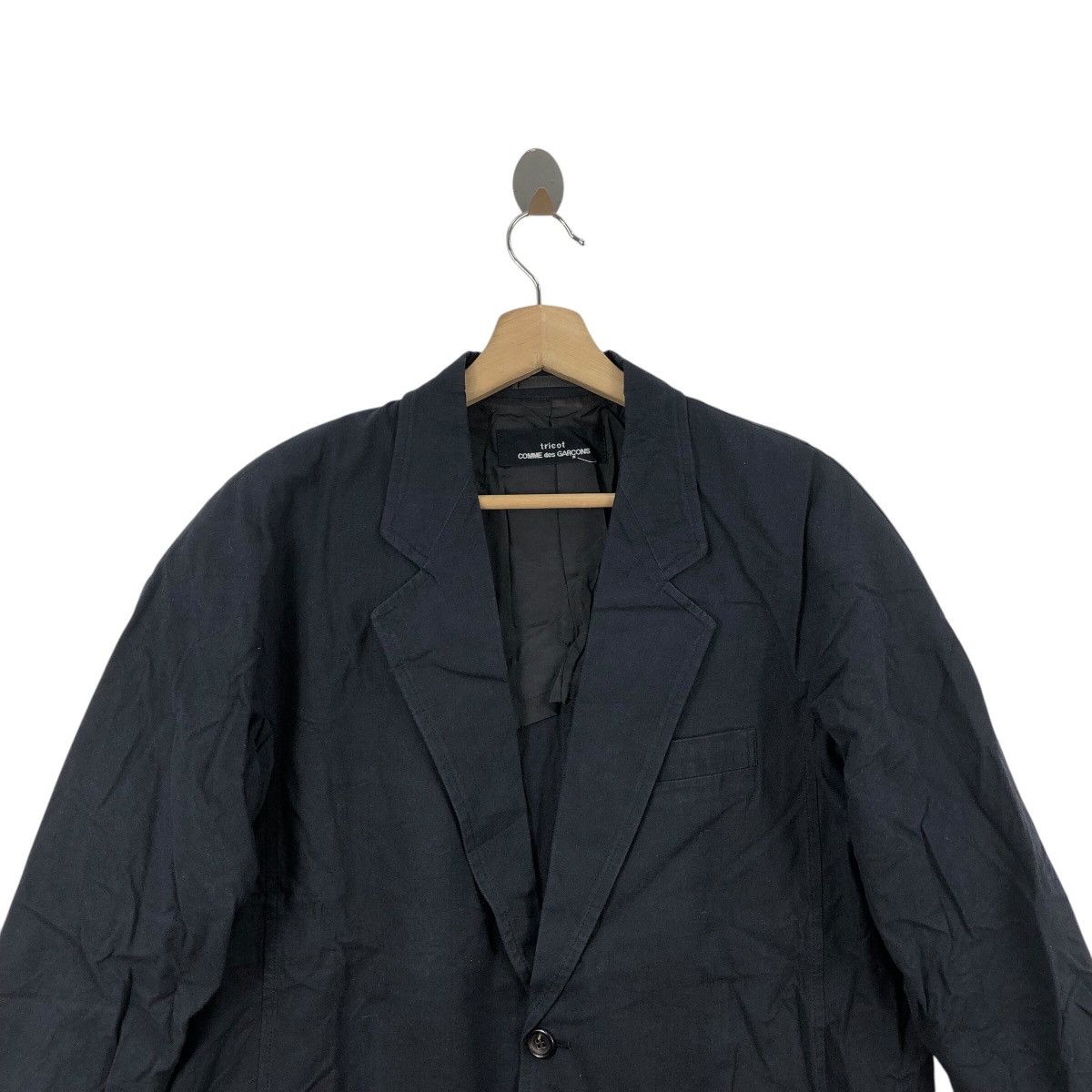 Comme des Garcons Vintage COMME DES GARCONS TRICOT Pocket Button Coat Jacket Size 42R - 2 Thumbnail