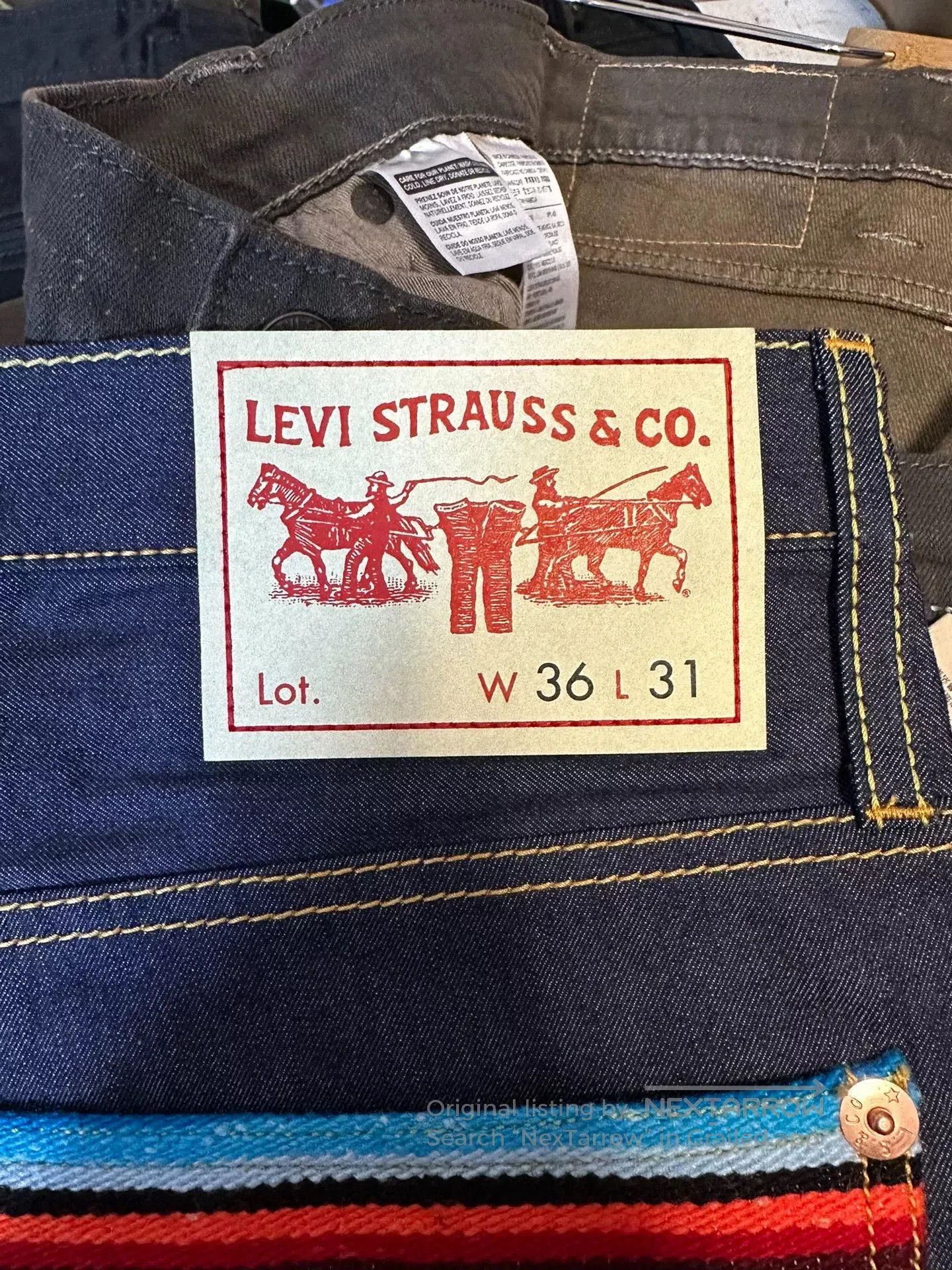 Junya Watanabe junya watanabe man cdg classic design jeans. Size US 34 / EU 50 - 6 Thumbnail