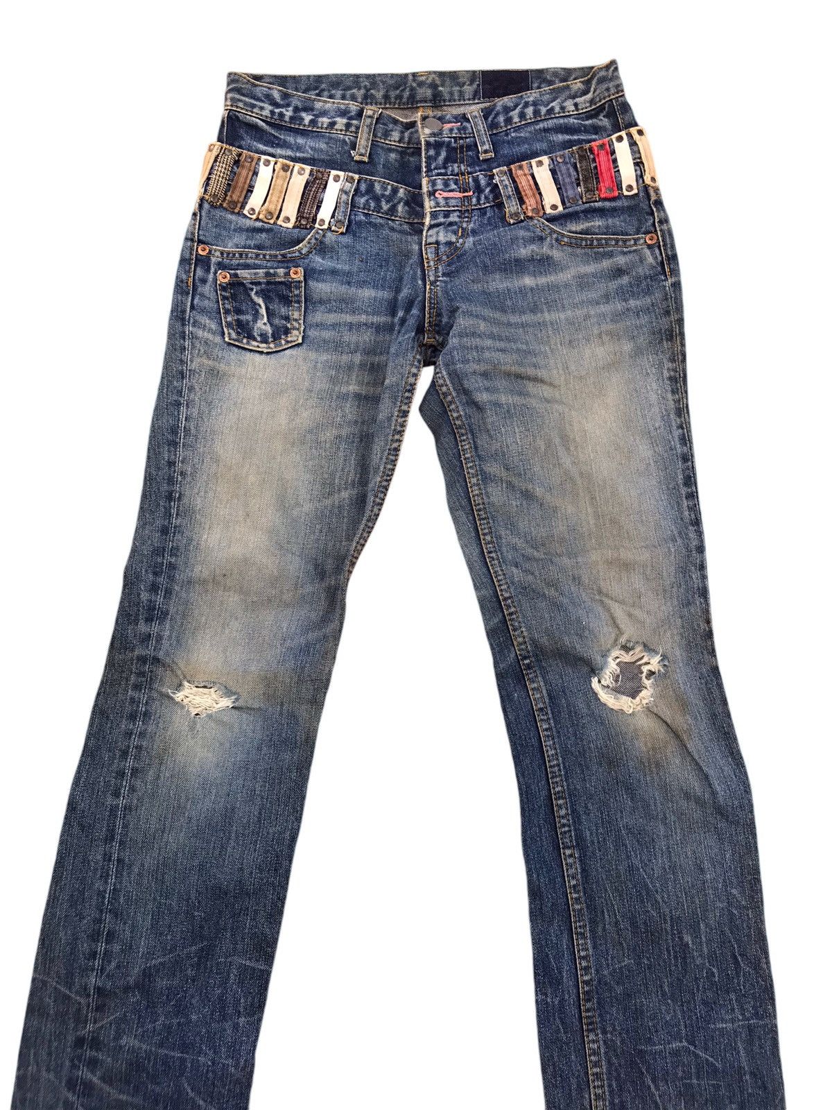 If Six Was Nine × Japanese Brand VINTAGE ANTGAUGE TWO WAIST IF SIX WAS NINE DISTRESSED DENIM Size US 29 - 6 Thumbnail