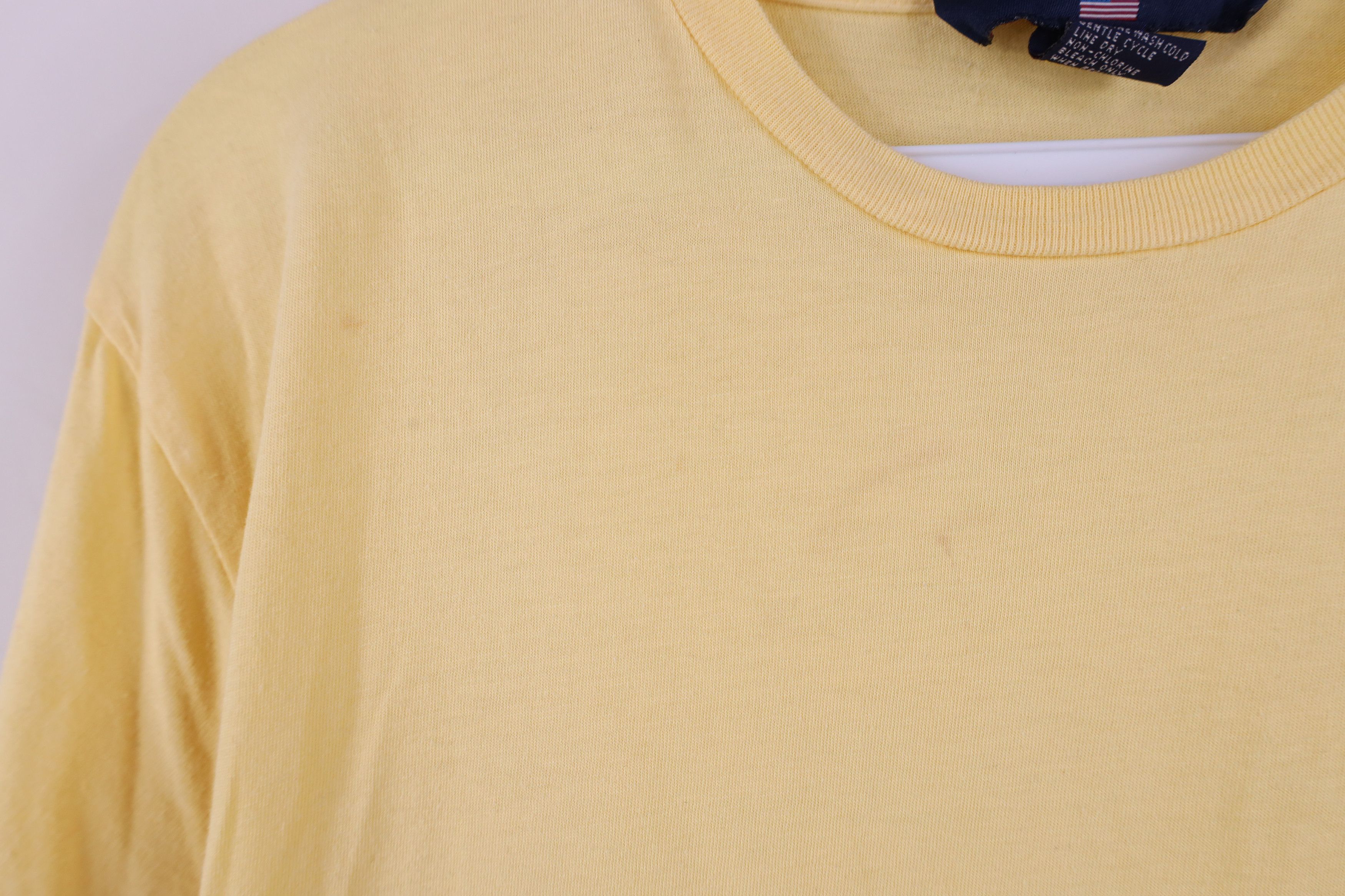 Ralph Lauren Vintage 90s Polo Sport Ralph Lauren Pocket T-Shirt Yellow Size US S / EU 44-46 / 1 - 7 Thumbnail