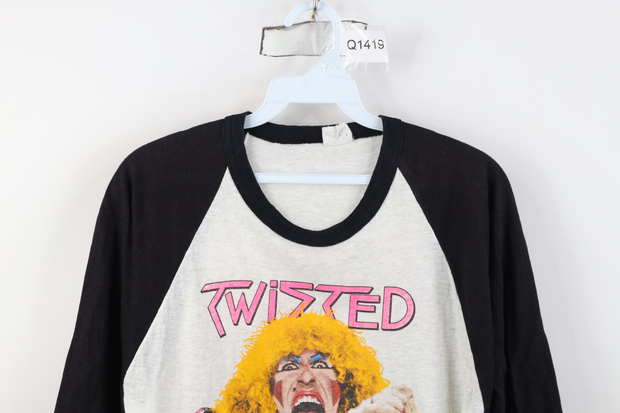 Vintage Vintage 80s 1984 Stay Hungry Tour Twisted Sister T-Shirt Size M / US 6-8 / IT 42-44 - 2 Thumbnail