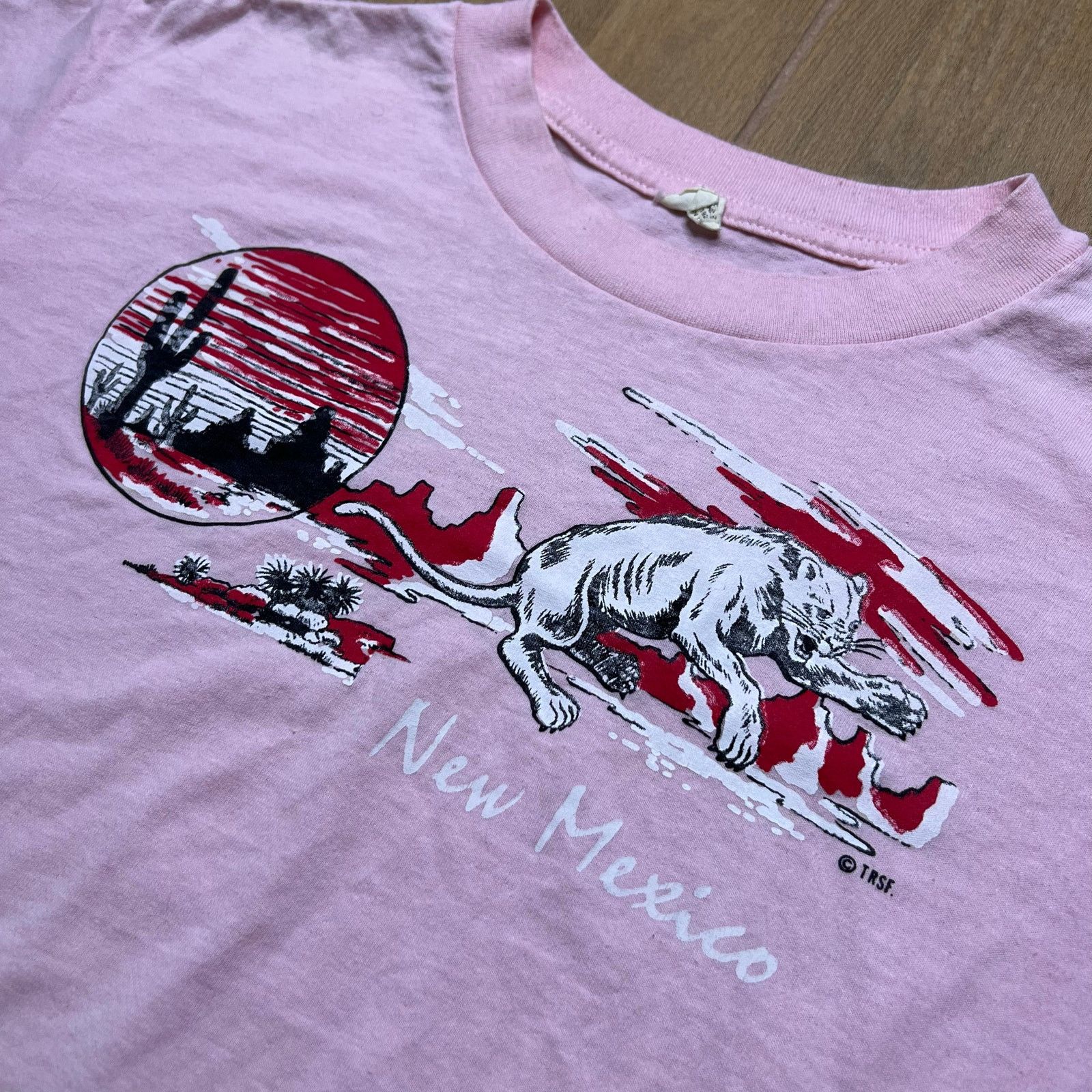 Vintage Vintage 80s T-shirt "New Mexico" desert scene design Sz L Size US L / EU 52-54 / 3 - 3 Thumbnail