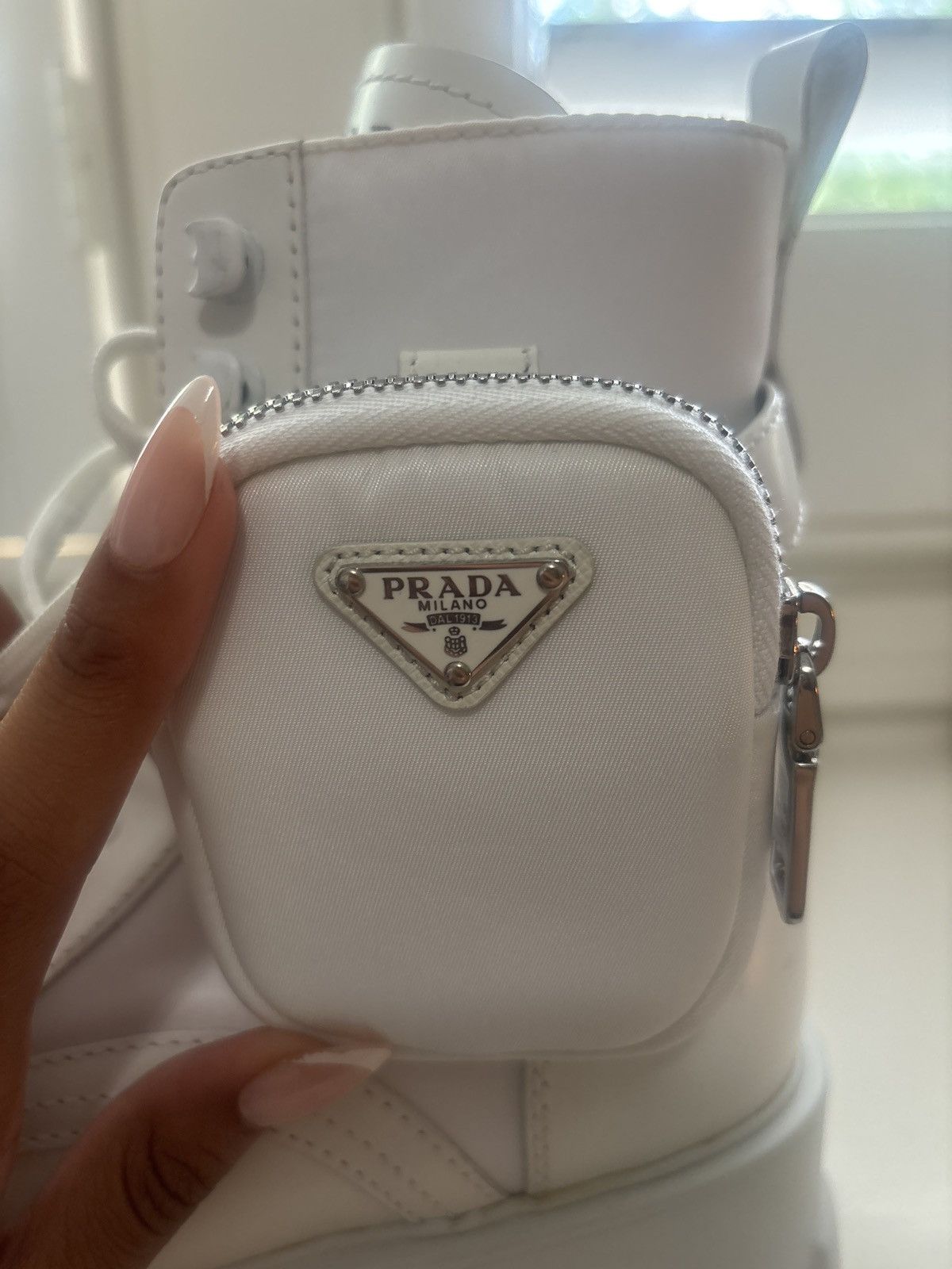 Prada AUTHENTIC White Prada Monolith boots Size US 8 / IT 38 - 8 Thumbnail