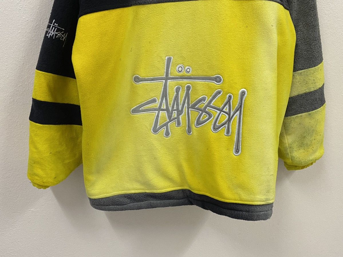 Stussy Vtg Stussy Fleece Jacket Big Logo Size US XL / EU 56 / 4 - 5 Thumbnail