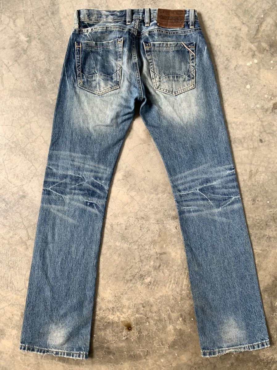 45rpm Vintage Selvedge Jeans Cult Of Individuality Stone wash Size US 31 - 2 Thumbnail