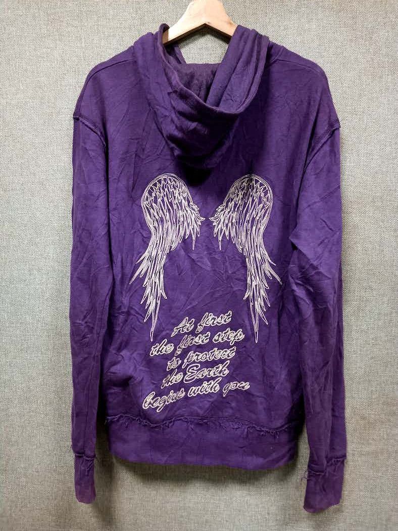 Designer × Diesel × Vintage sweatshirt hoodie diesel angel wings Size US L / EU 52-54 / 3 - 1 Thumbnail