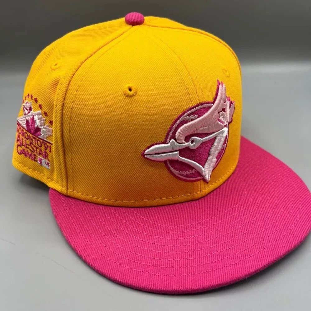 New Era Toronto Blue Jays Hat Men 7 1/8 59Fifty New Era Fitted Cap Size ONE SIZE - 1 Thumbnail