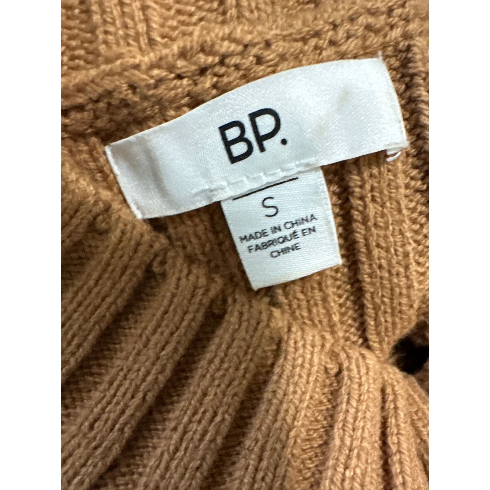 BP. BP brown knit long sleeves sweater mini dress size Small Size S / US 4 / IT 40 - 3 Thumbnail
