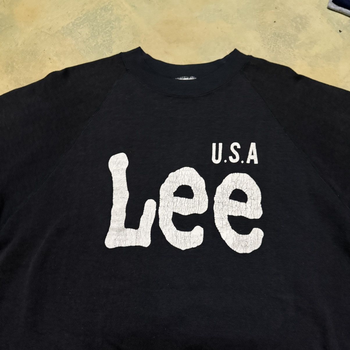 Lee Vintage Lee Big Logo Made in USA Sweatshirt Size US L / EU 52-54 / 3 - 3 Thumbnail