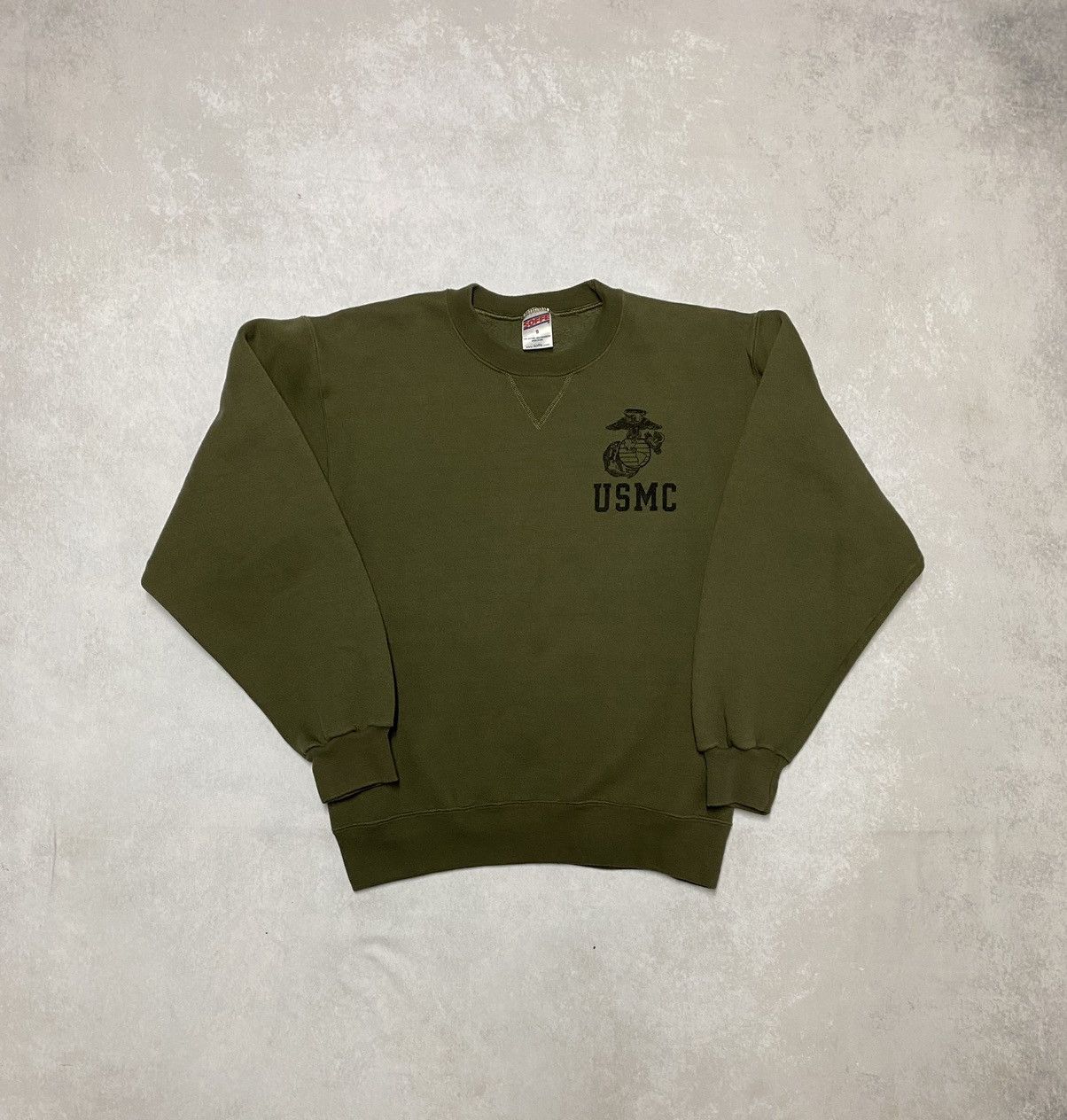 Vintage Vintage 90’s Military Skater Y2K USMC Soffe Crewneck S Size US S / EU 44-46 / 1 - 1 Thumbnail