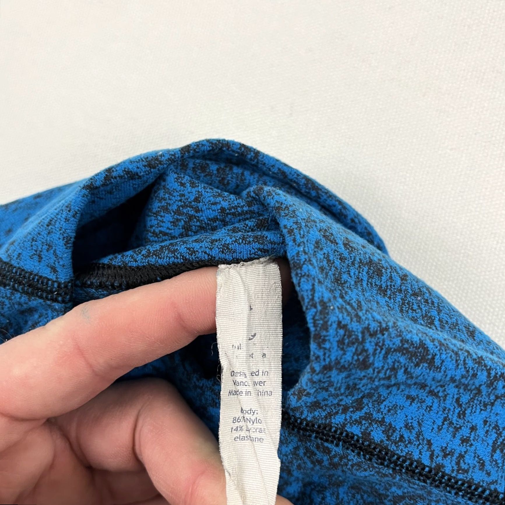 Lululemon Lululemon Wunder Under Pant III Womens 4 x 25" Blue Jacquard Active Running Yoga Size 27" / US 4 / IT 40 - 4 Thumbnail