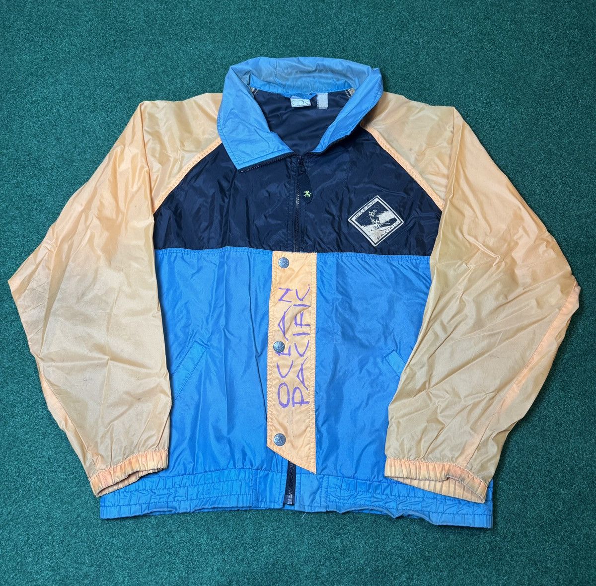 Ocean Pacific × Vintage Vintage 90s Ocean Pacific OP Windbreaker West Coast Jacket Size US L / EU 52-54 / 3 - 1 Thumbnail