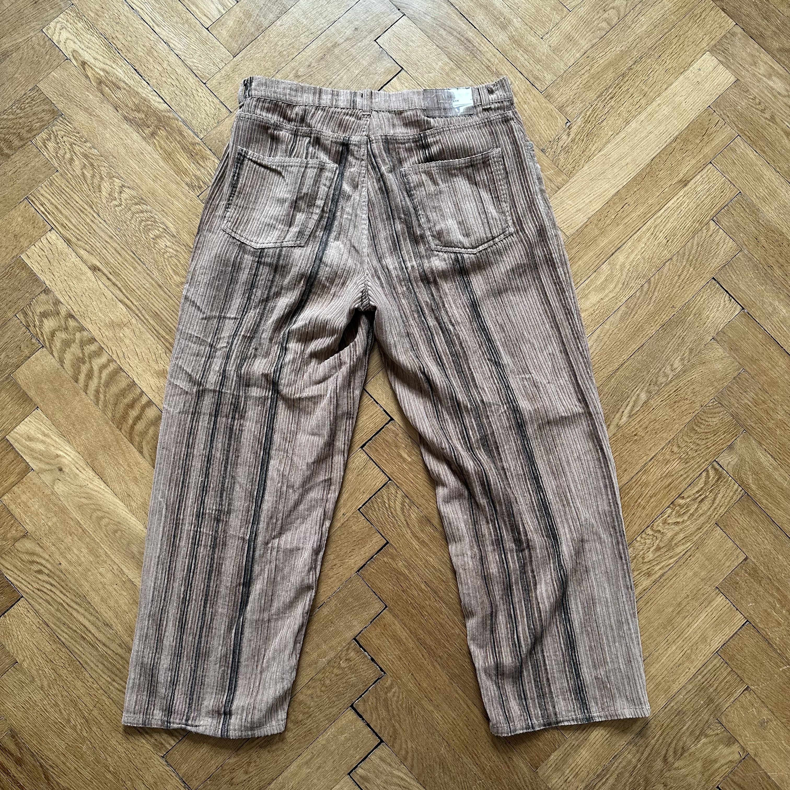 Our Legacy FW20 Vast Cut Hair Stripe Cord Pants Size US 32 / EU 48 - 2 Thumbnail