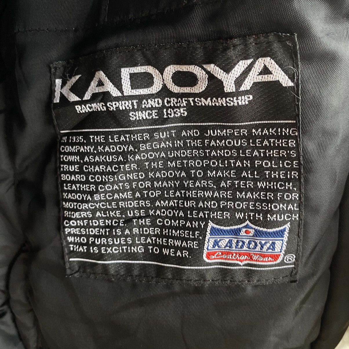Kadoya KADOYA BLACK HORSE RACING JACKET Size US L / EU 52-54 / 3 - 3 Thumbnail