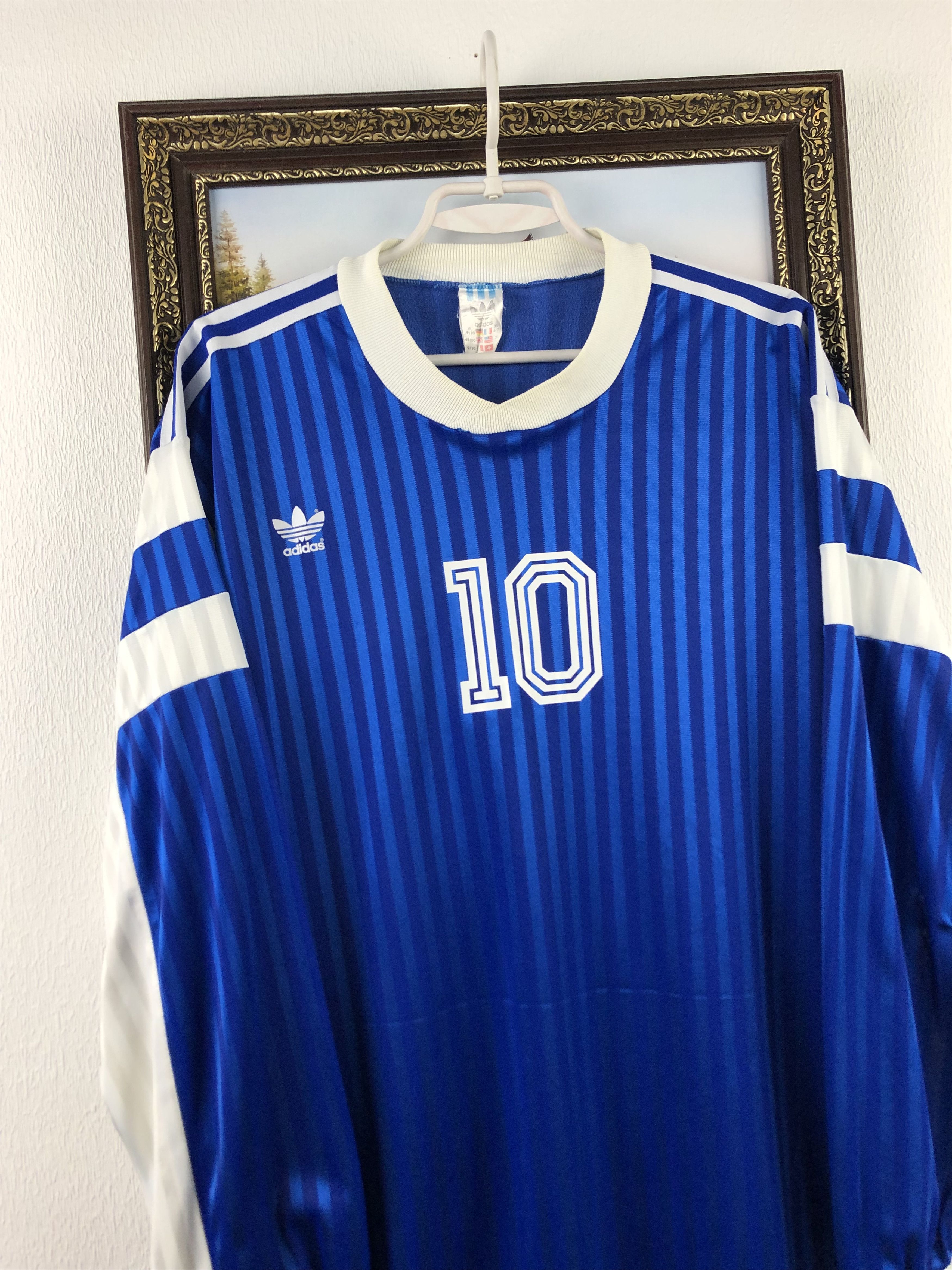 Adidas × Vintage Vintage 80's West Germany Shirt Soccer Jersey Long Sleeve Size US XL / EU 56 / 4 - 3 Thumbnail