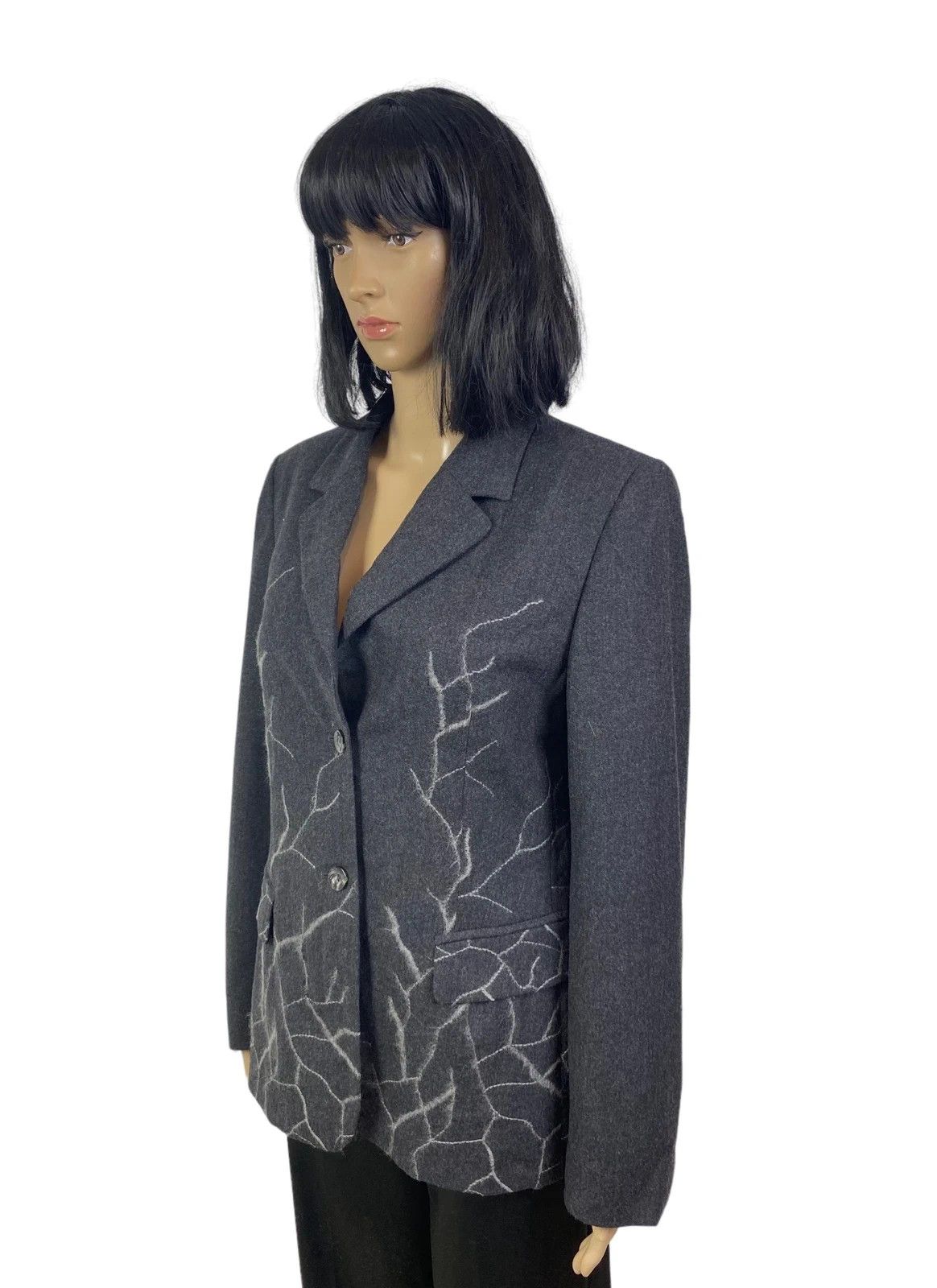 Laurel Laurel Vintage Printed Blazer Wool size DE38 Size S / US 4 / IT 40 - 3 Thumbnail