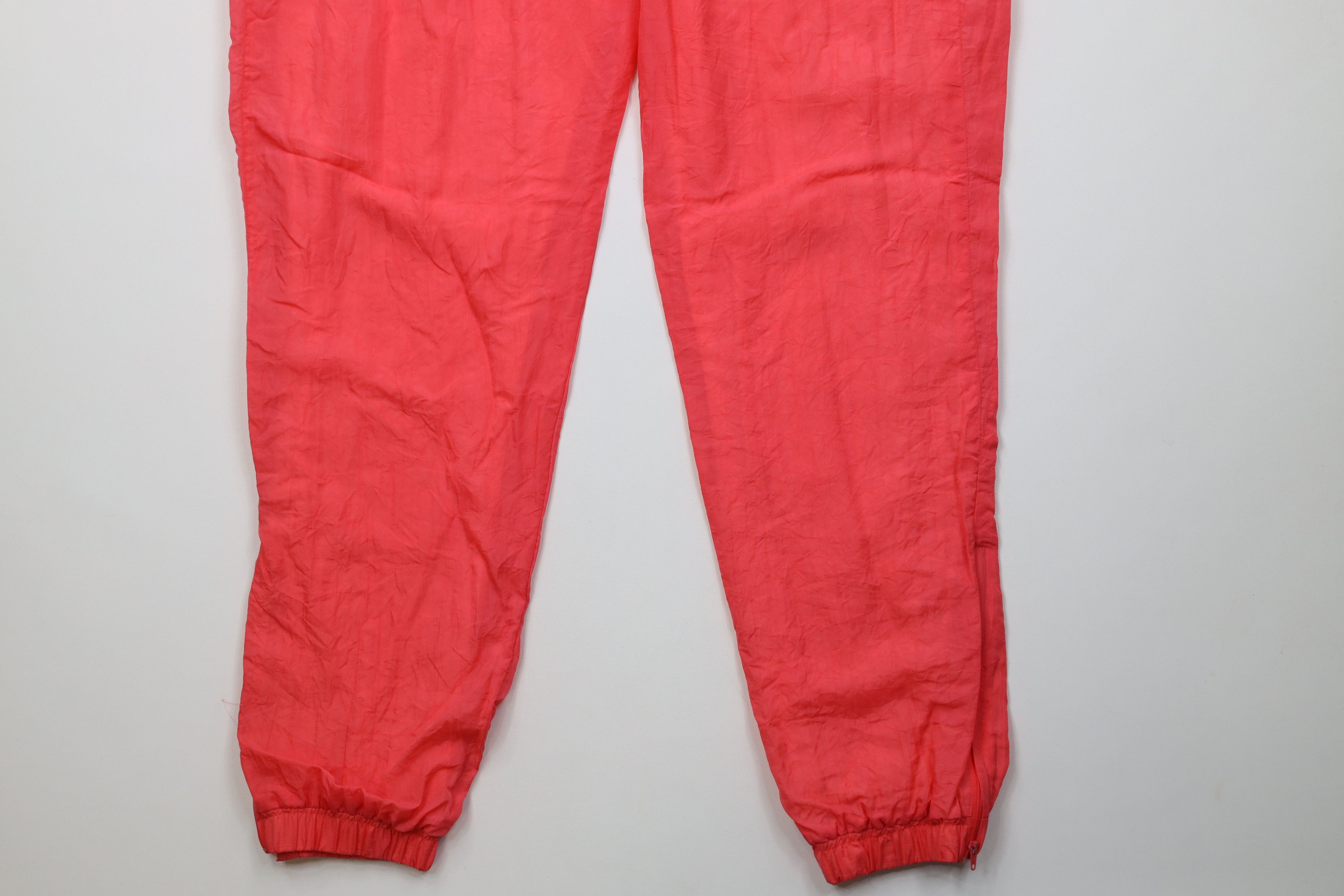 Vintage Vintage 90s Streetwear Lined Windbreaker Joggers Pants Pink Size 32" / US 10 / IT 46 - 11 Thumbnail