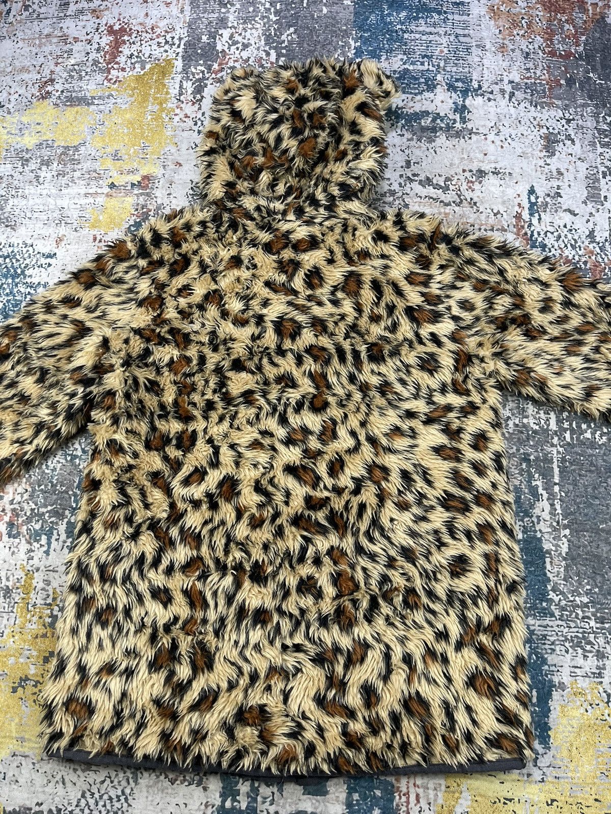 Dig Deep Dig Deep Leopard Fur Ear Hoodie Spiked Jacket Size XL / US 12-14 / IT 48-50 - 5 Thumbnail