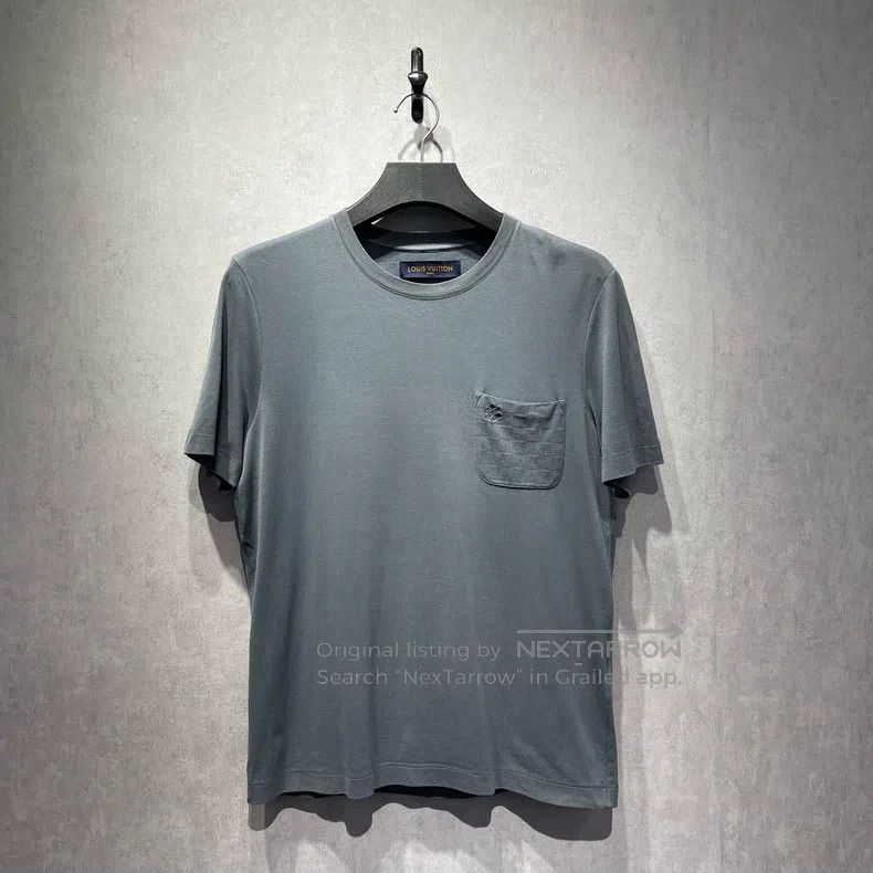 Louis Vuitton Louis Vuitton Blue Pocket Short Sleeve Size US M / EU 48-50 / 2 - 1 Thumbnail