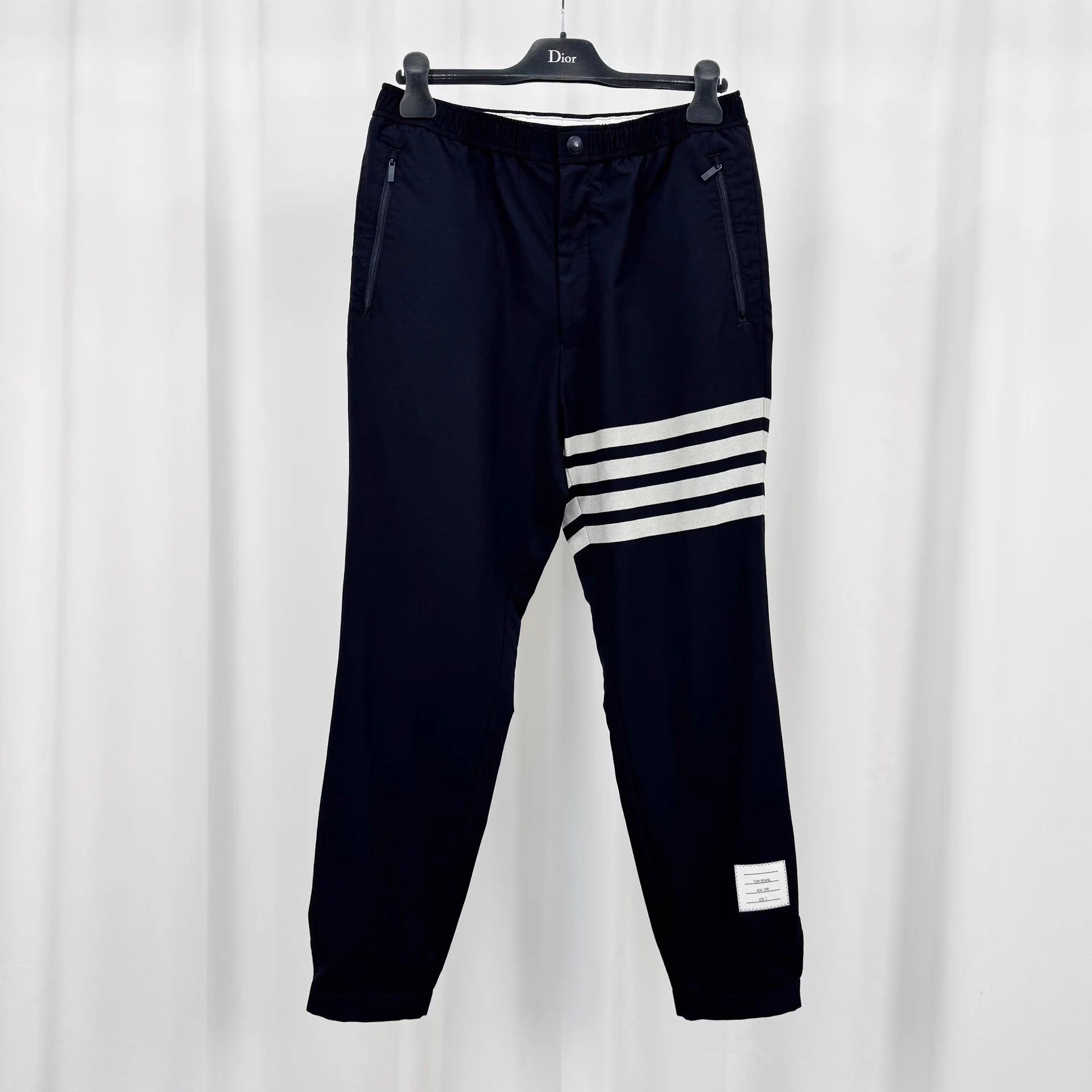 Thom Browne TB 4 Bar Wool Chinos Size 2 98 New Size US 32 / EU 48 - 1 Thumbnail