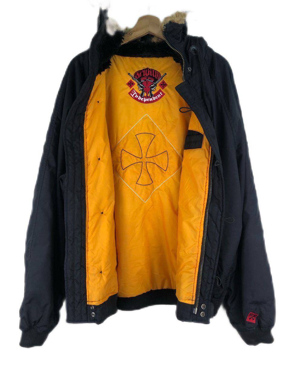 Independent Truck Co. Vintage Independent Skateboards Fur Jacket Size US L / EU 52-54 / 3 - 3 Thumbnail