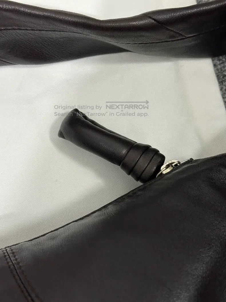 Lemaire LEMAIRE Medium dark-chocolate lambskin Croissant bag i Size ONE SIZE - 4 Thumbnail