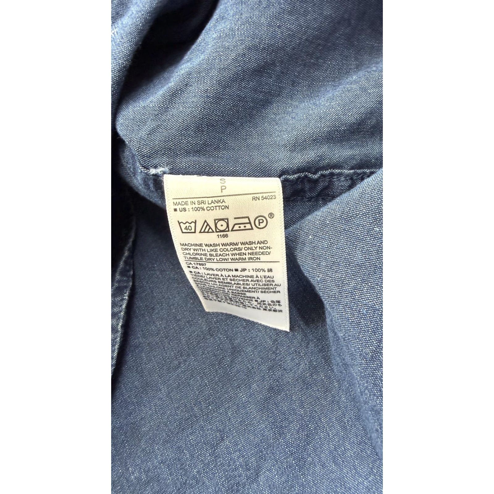 Banana Republic Banana Republic Shirt Mens Small Blue Stretch Button Up Size US S / EU 44-46 / 1 - 4 Thumbnail