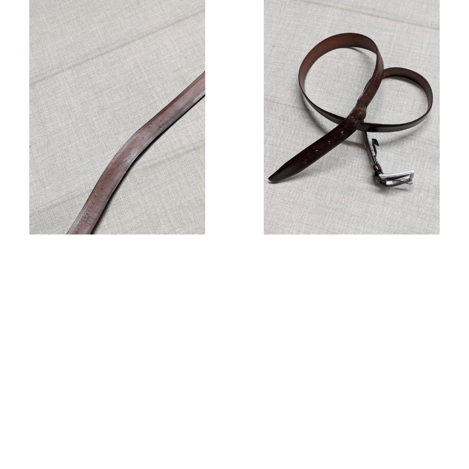 Vintage VINTAGE Trafalgar belt 40 brown leather dress belt Mens, 1-1/8" adult 40 brown Corttina leather belt Size 40 - 9 Thumbnail