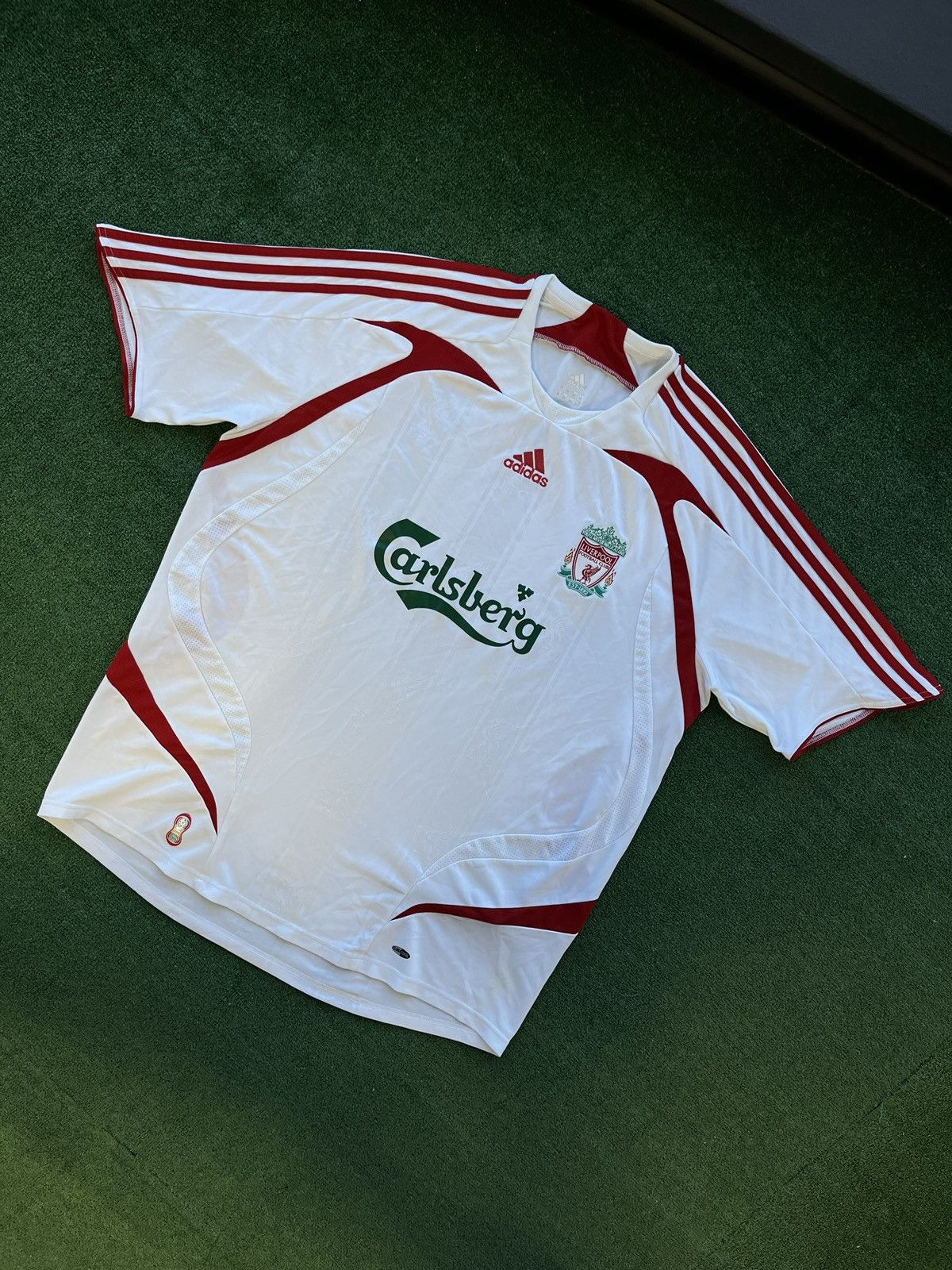 Adidas Vintage Blokecore Adidas Liverpool Jersey Drill Y2K Football Size US XL / EU 56 / 4 - 2 Thumbnail