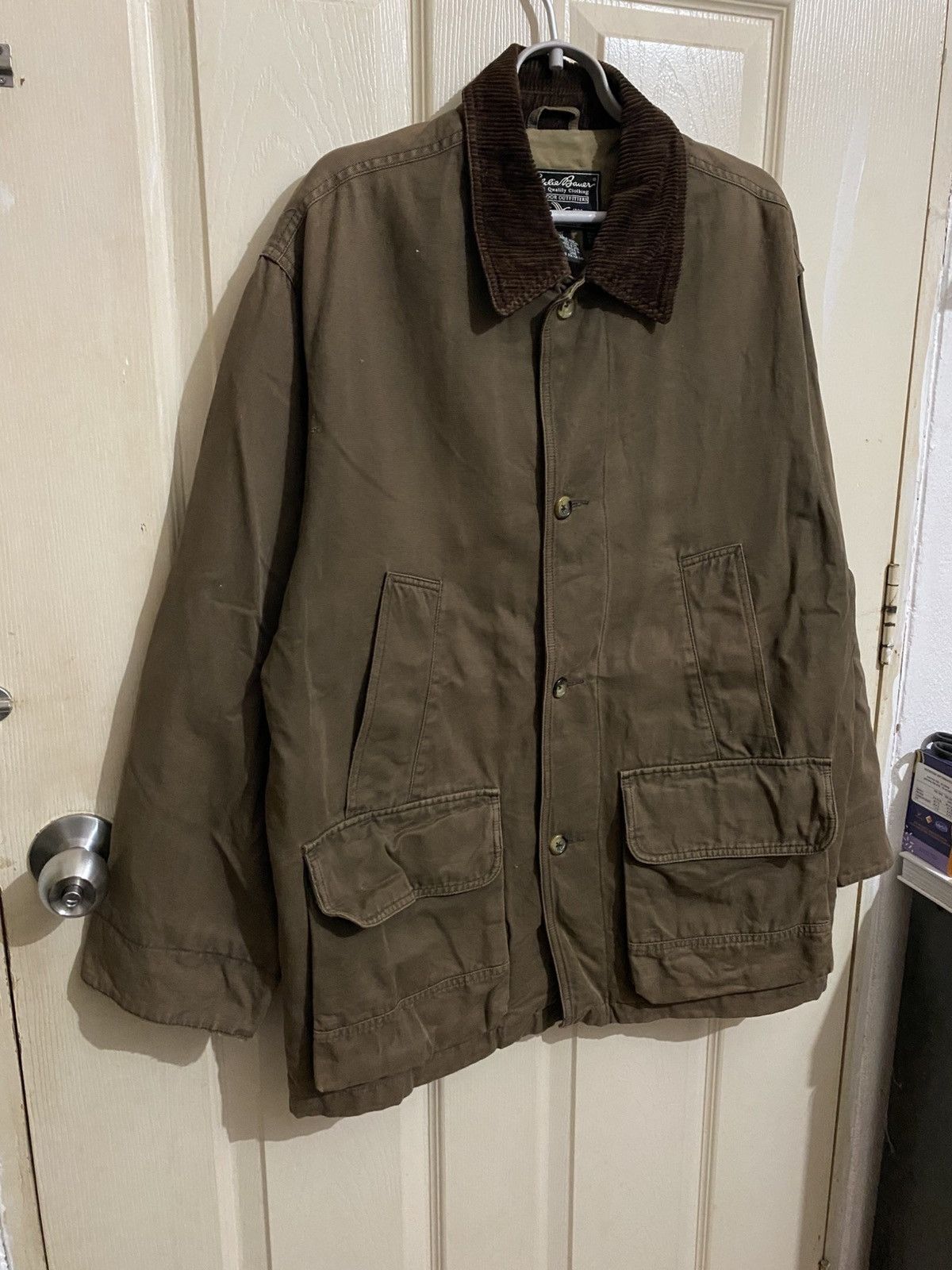 Eddie Bauer Vintage Eddie Bauer Field Jacket Brown Corduroy Collar Size US S / EU 44-46 / 1 - 5 Thumbnail